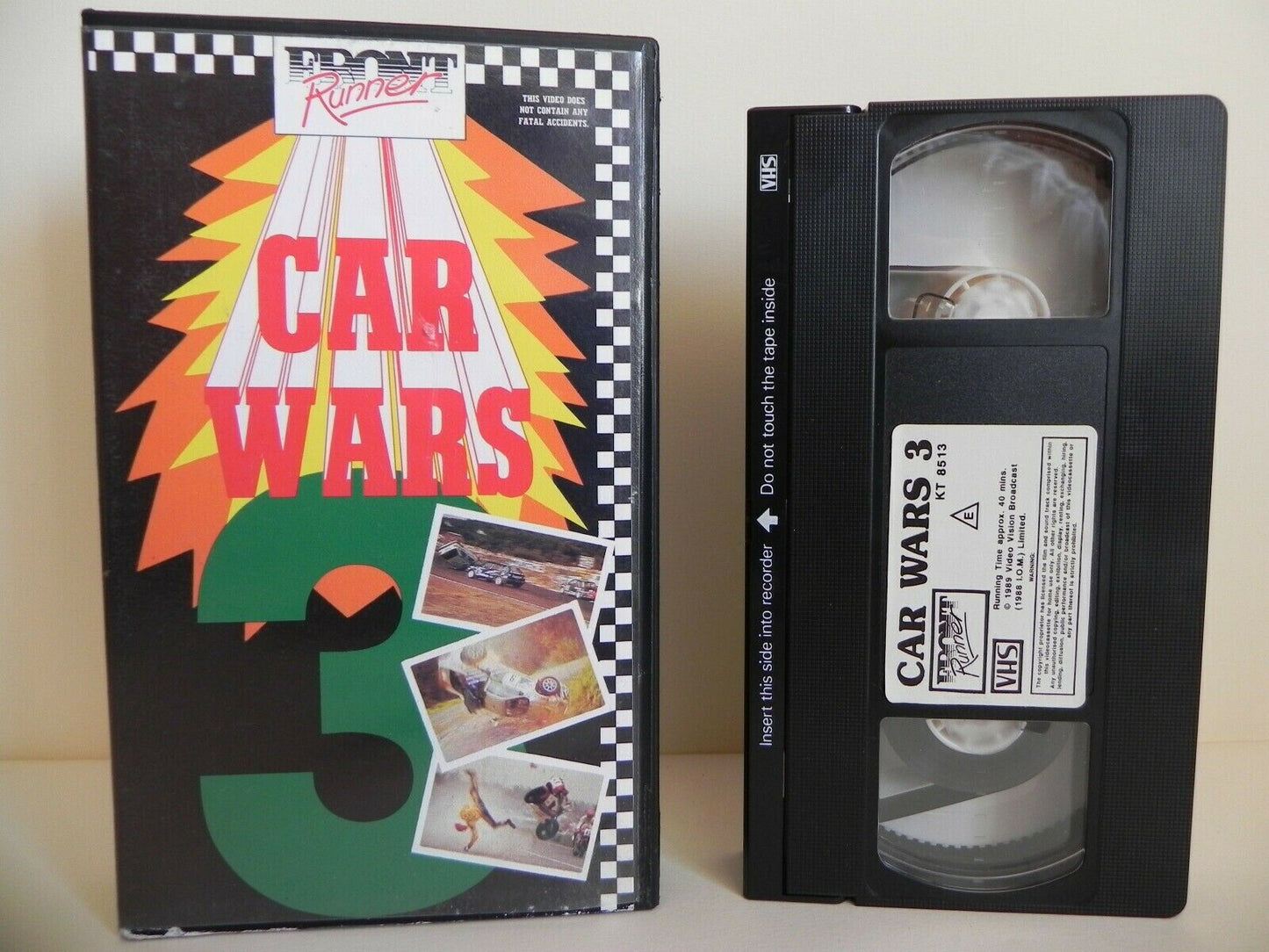 Car Wars 3 - Front Runner - More Action - Excitement - Drivers - Thrills - VHS-