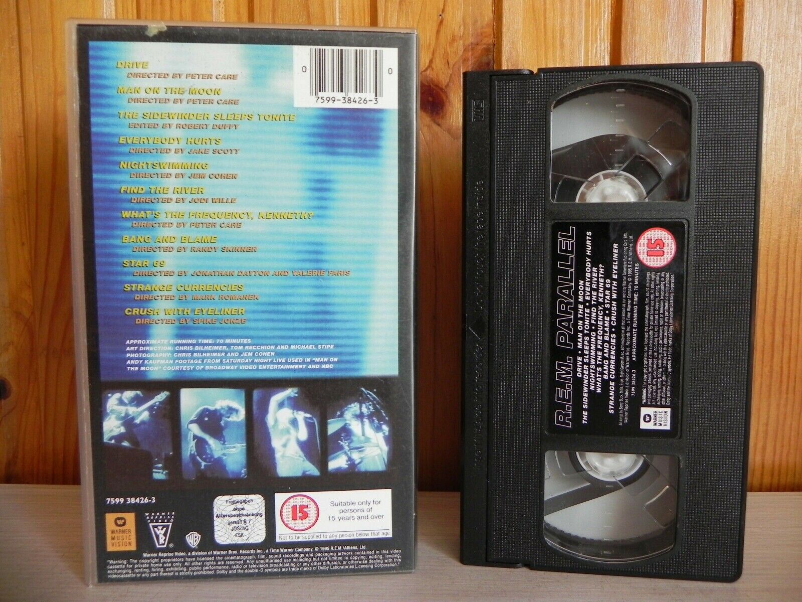 R.E.M. - Parallel - Music Videos - Automatic For The People - Monster - Pal VHS-