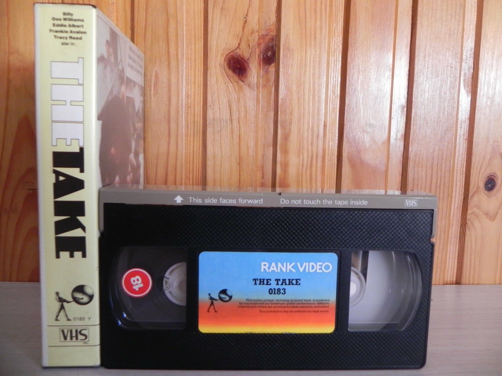 The Take - Frankie Avalon - Rank - 1974 - New Mexico Business - Pre-Cert - VHS-