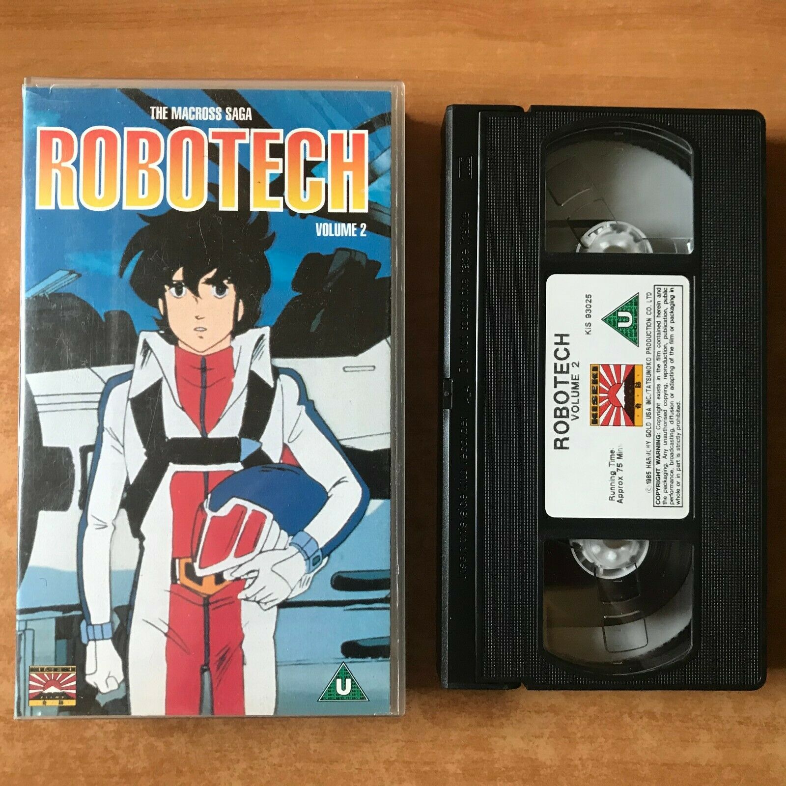 Robotech; [The Macross Saga] Vol. 2: Blitzkrieg (Kiseki) Manga - Anime - Pal VHS-