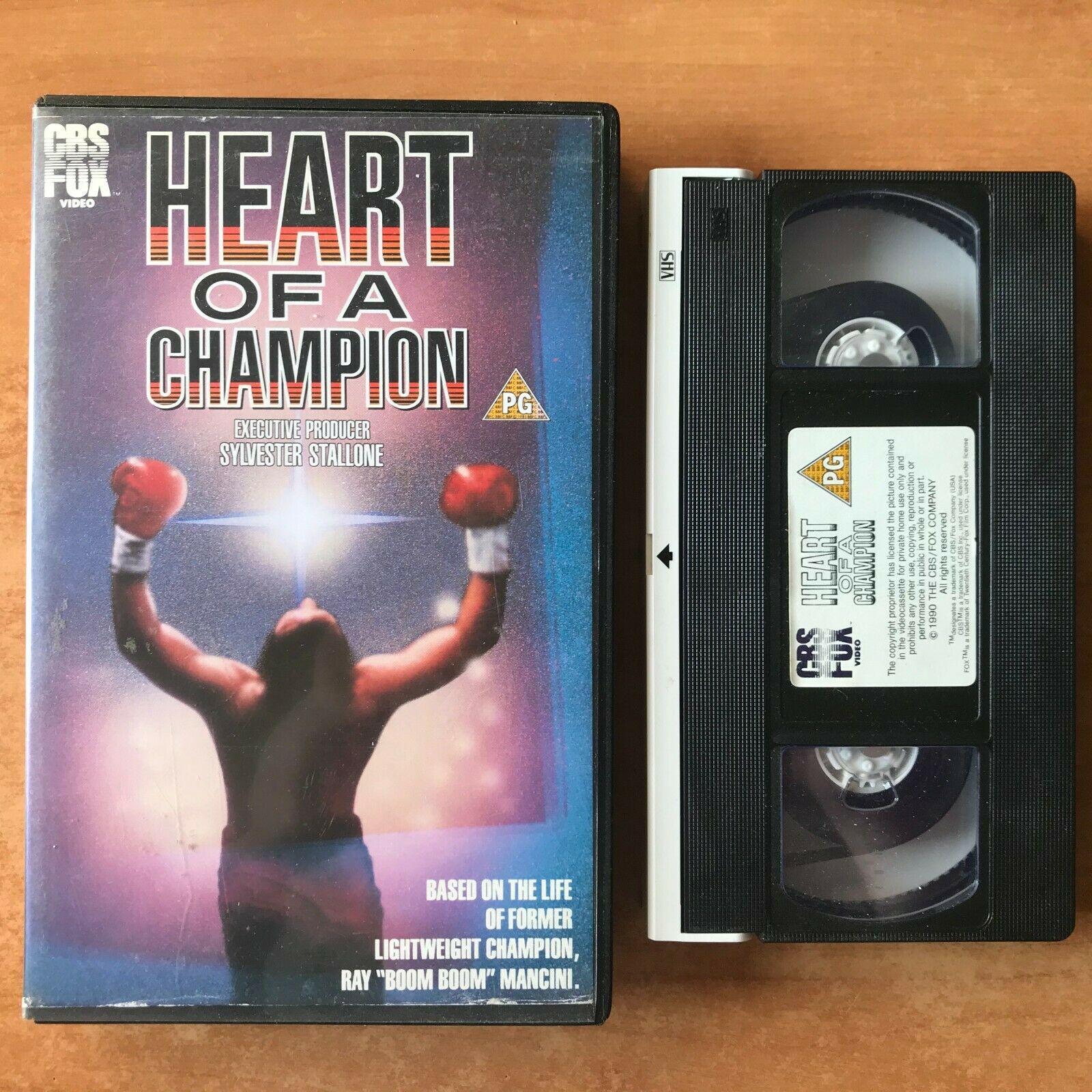 Heart Of A Champion: Ray Mancini; Sport Drama; Big Box [Sylvester Stallone] VHS-
