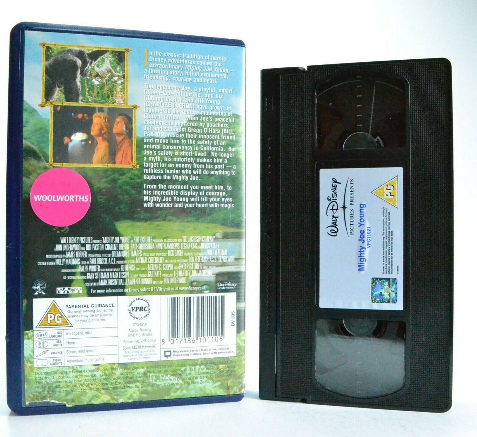 Mighty Joe Young: The Mountain Gorilla - Disney Collectable Feature Video - VHS-