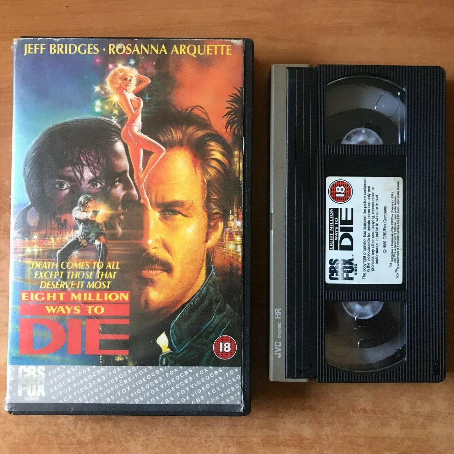 Eight Million Ways To Die; [Andy Garcia 1st Lead Role] Action - Large Box - VHS-