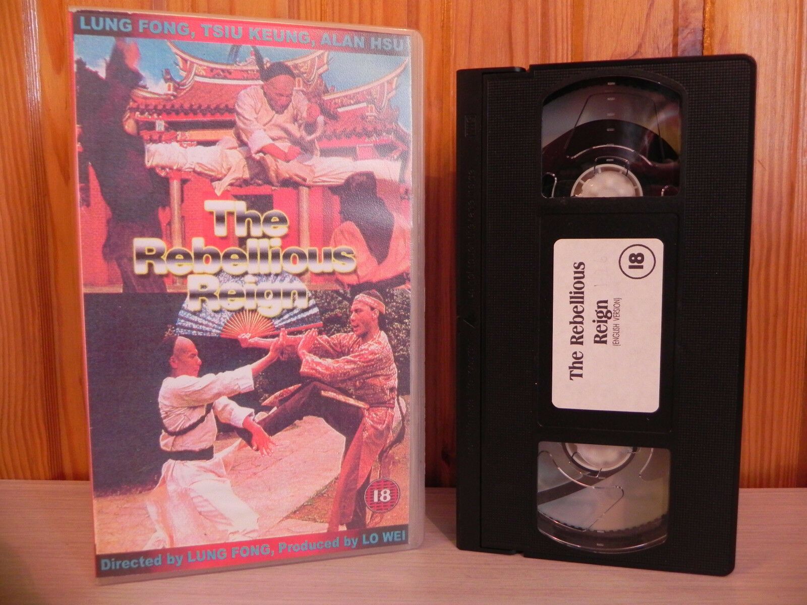 The Rebellious Reign - Lung Fong - Tsiu Keung - Alan Hsu - Kung-Fu - VHS - Video-