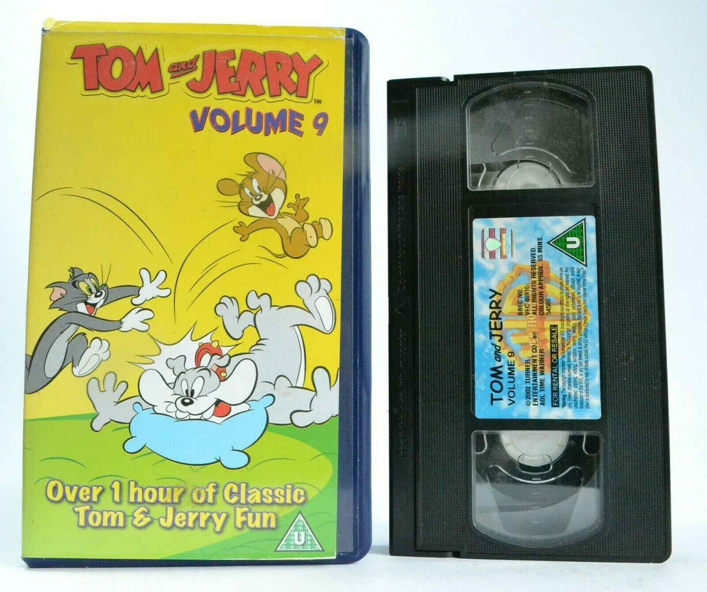 Tom And Jerry (Vol.9): 'Tops With Pops' - Animated Adventures - Children's - VHS-