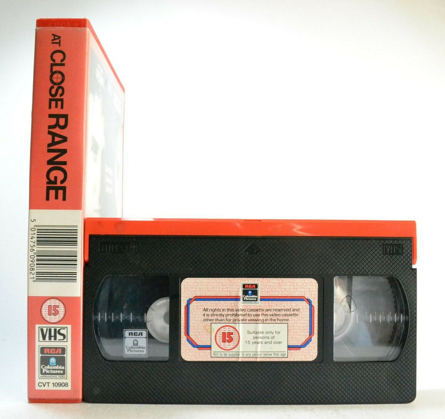 At Close Range: Sean Penn/Christopher Walken - Crime Drama - Large Box - VHS-
