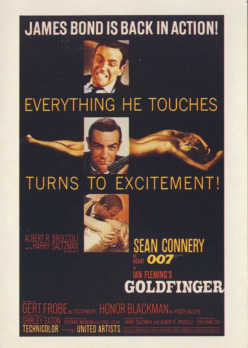 Goldfinger; [007 James Bond] - Action - Brand New Sealed - Sean Connery - VHS-