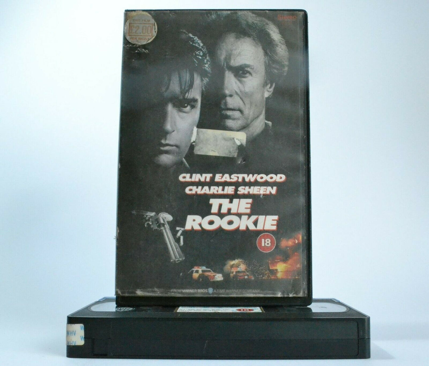 The Rookie: Buddy Cop Explosive Action - Clint Eastwood/Charlie Sheen - Pal VHS-