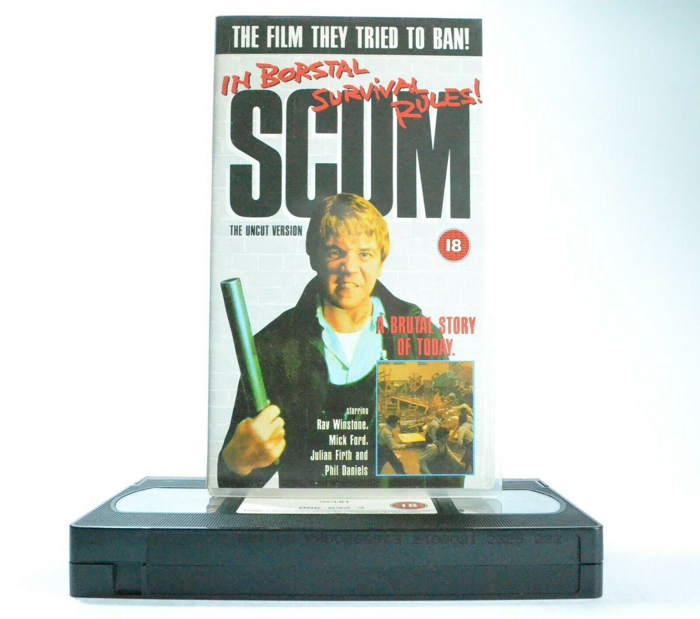 Scum: The Uncut Version - British Crime Drama - Brutal Prison Story - Pal VHS-