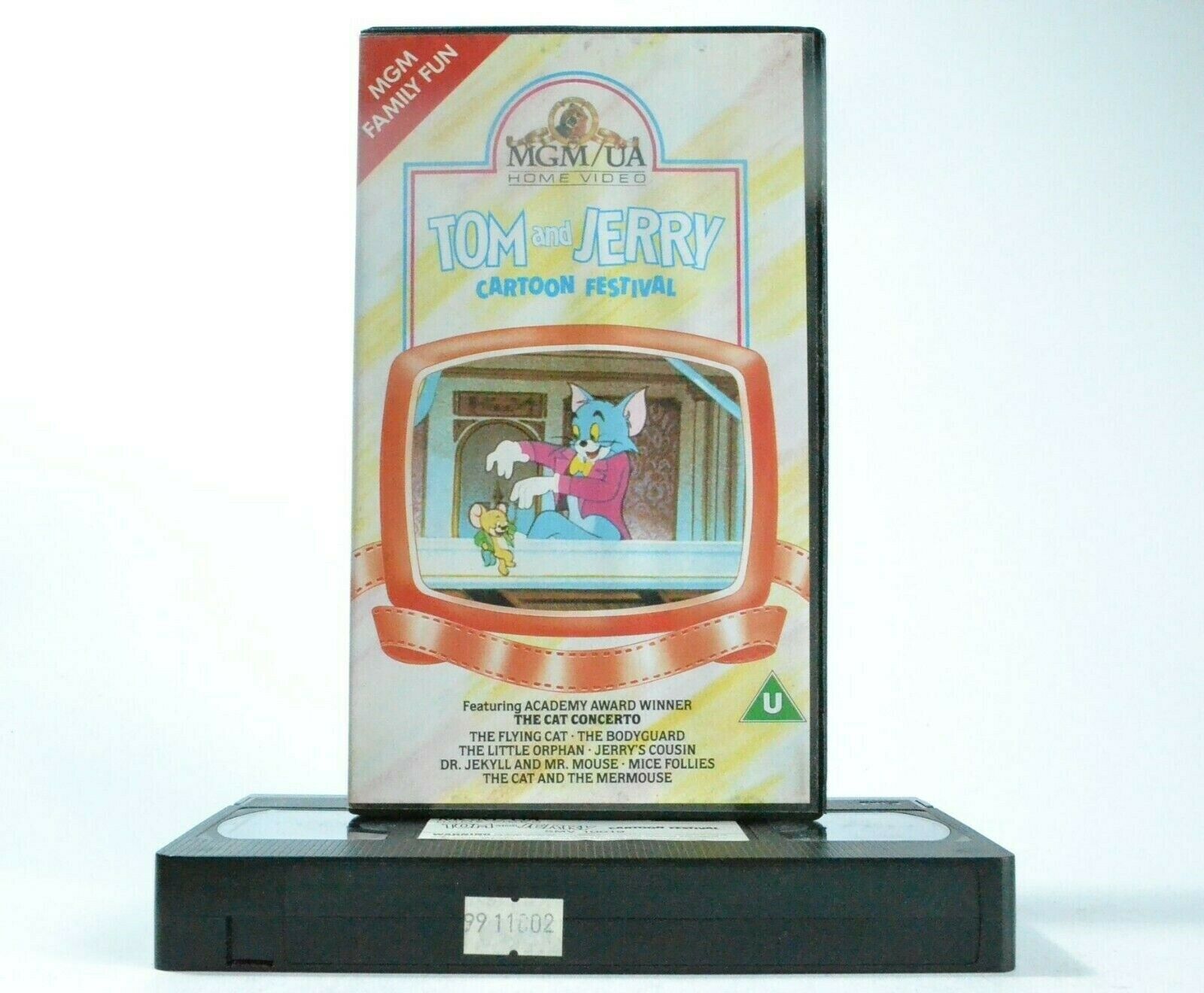 Tom And Jerry: Cartoon Festival - (1986) MGM/UA - Animated - Children's - VHS-
