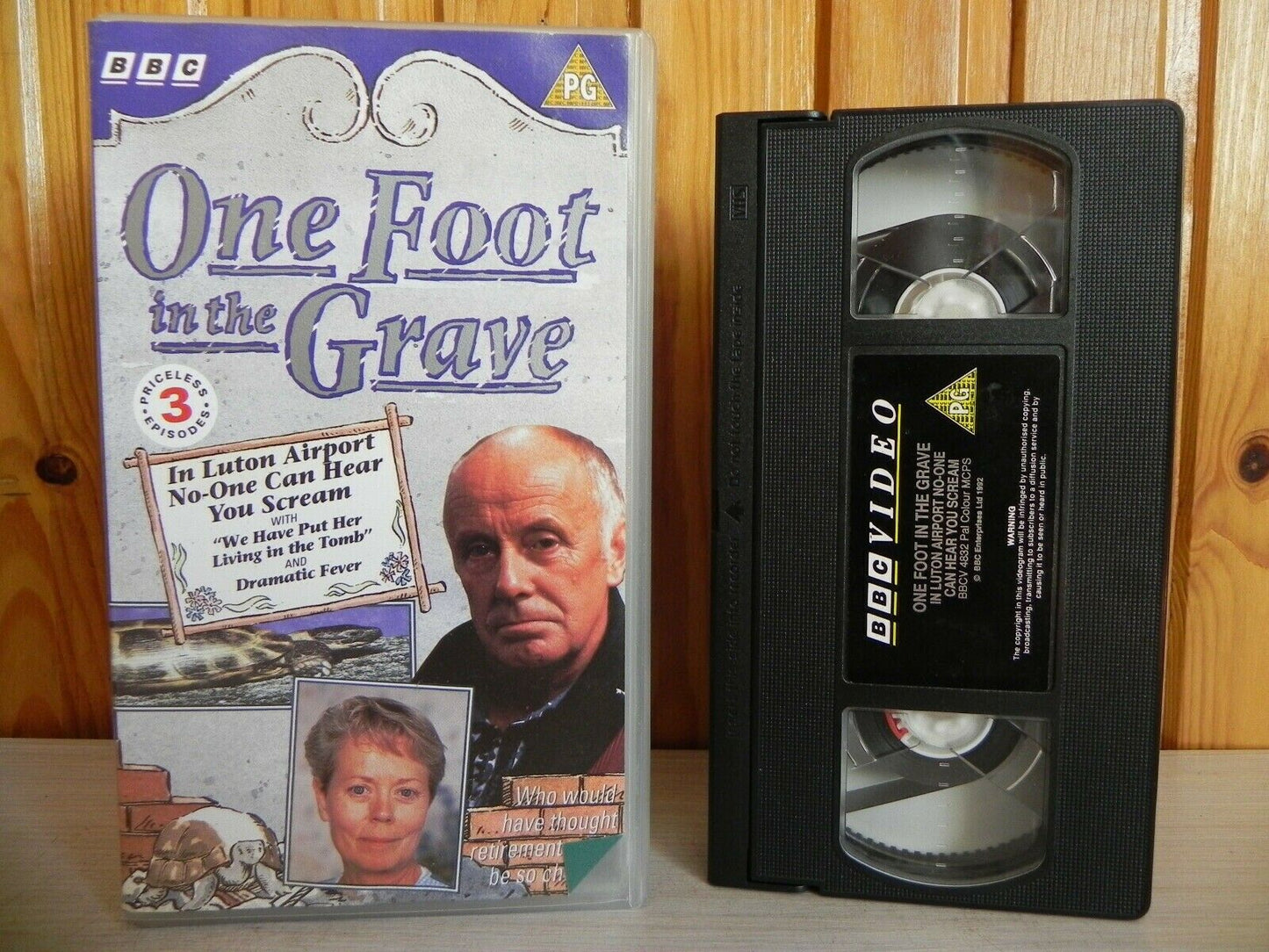 One Foot In The Grave - BBC - Pricless 3 Episodes - By David Renwick - Pal VHS-