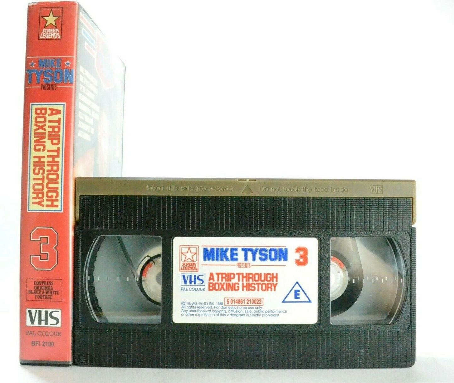 Mike Tyson: A Trip Through Boxing History - Legendary Boxer - Sports - Pal VHS-