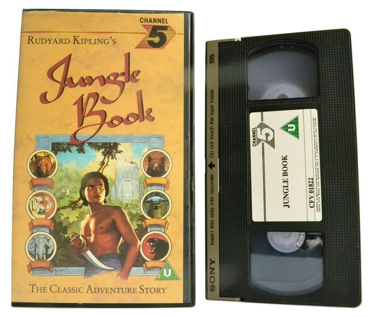 Jungle Book; [Rudyard Kipling] Classic Adventure - Sabu / Joseph Calleia - VHS-
