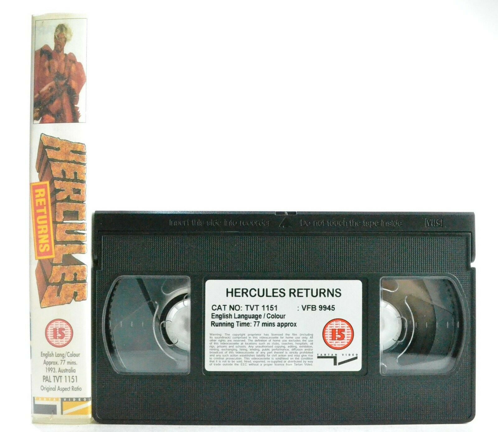 Hercules Returns: Australian Comedy (1993) - Film By D.Parker - D.Argue - VHS-