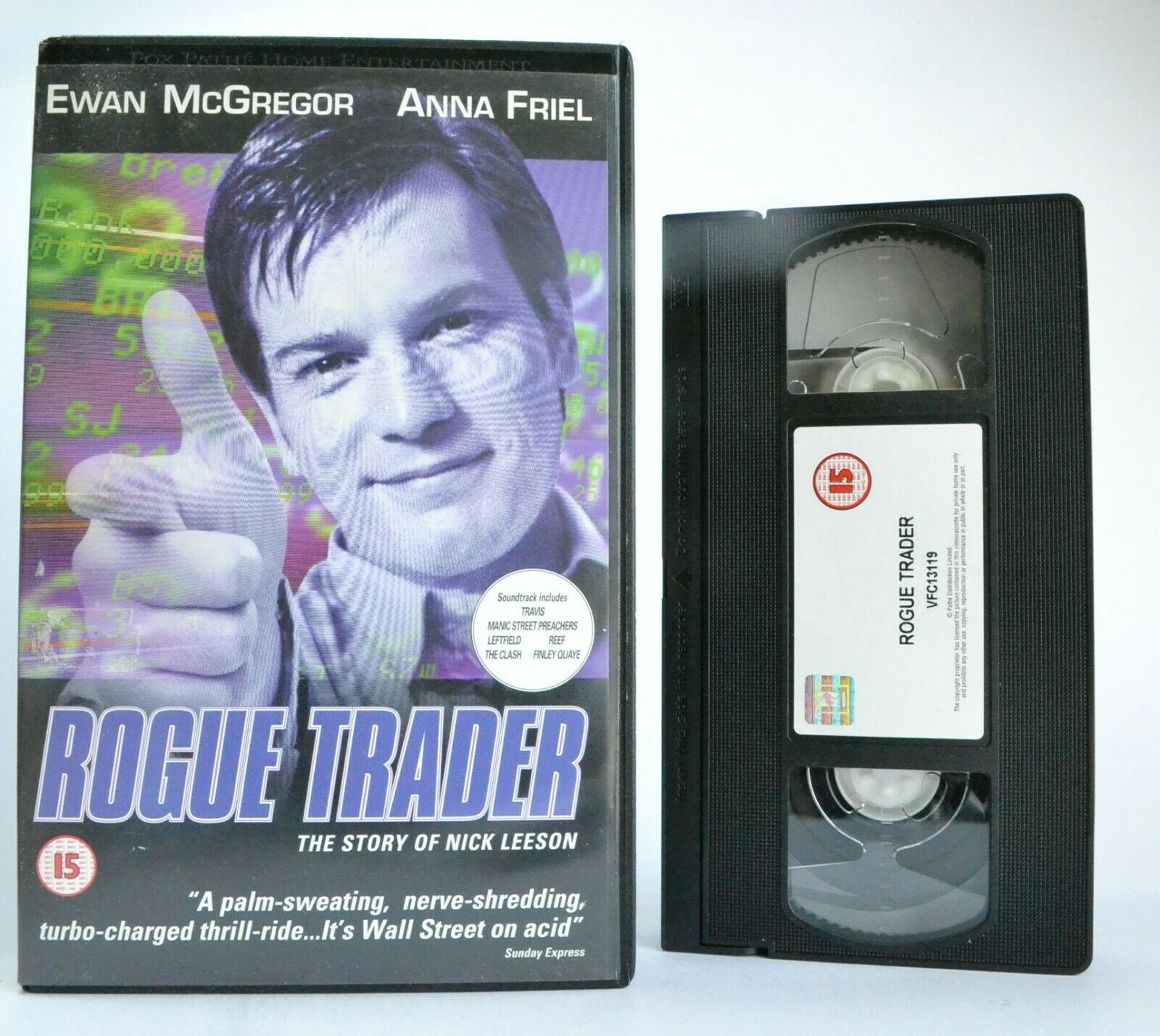 Rogue Trader: Story Of Nick Leeson - Large Box - Drama - Ewan McGregor - Pal VHS-