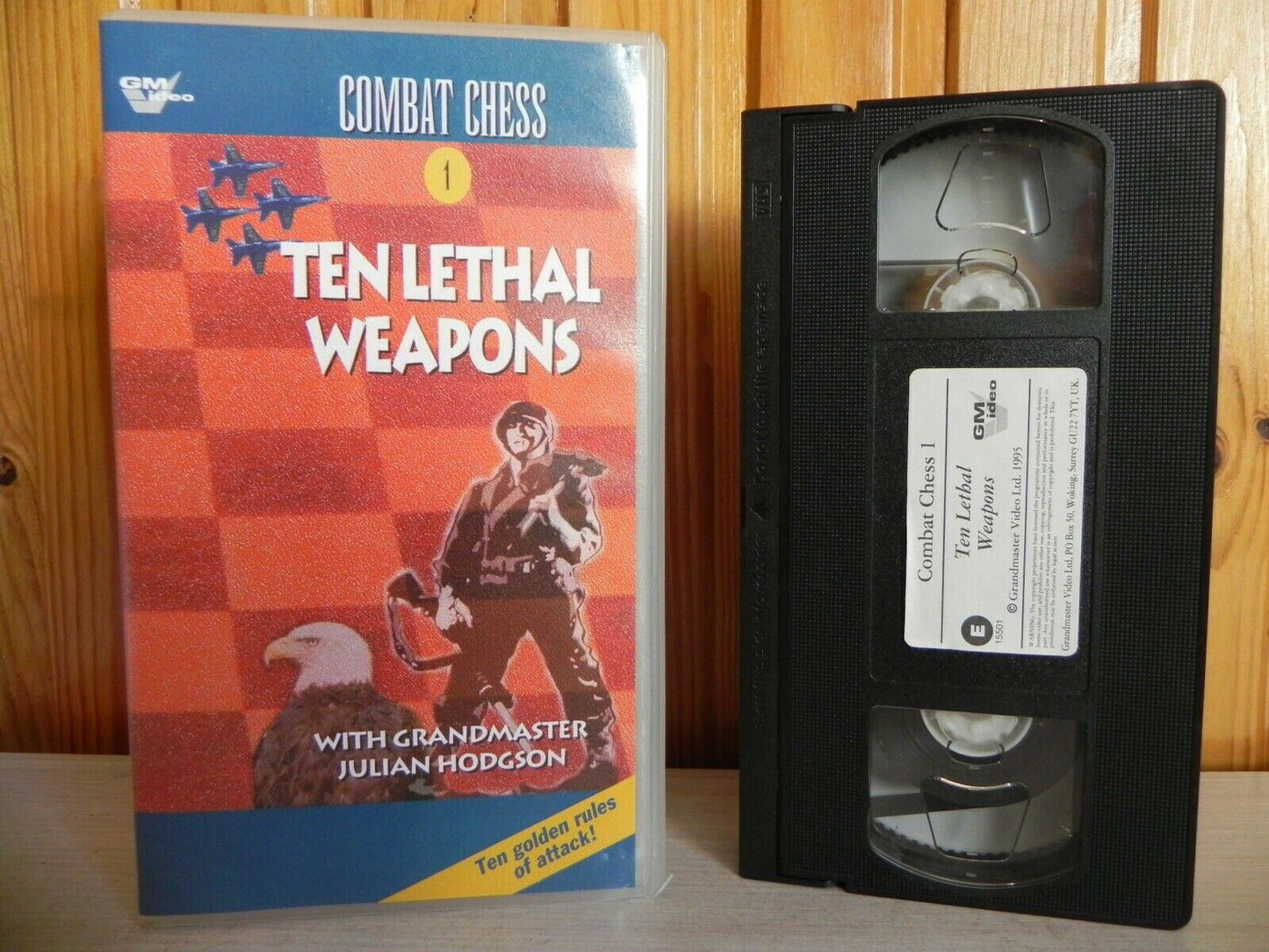 Ten Lethal Weapons - Combat Chess 1 - Ten Golden Rules Of Attack - Pal VHS-