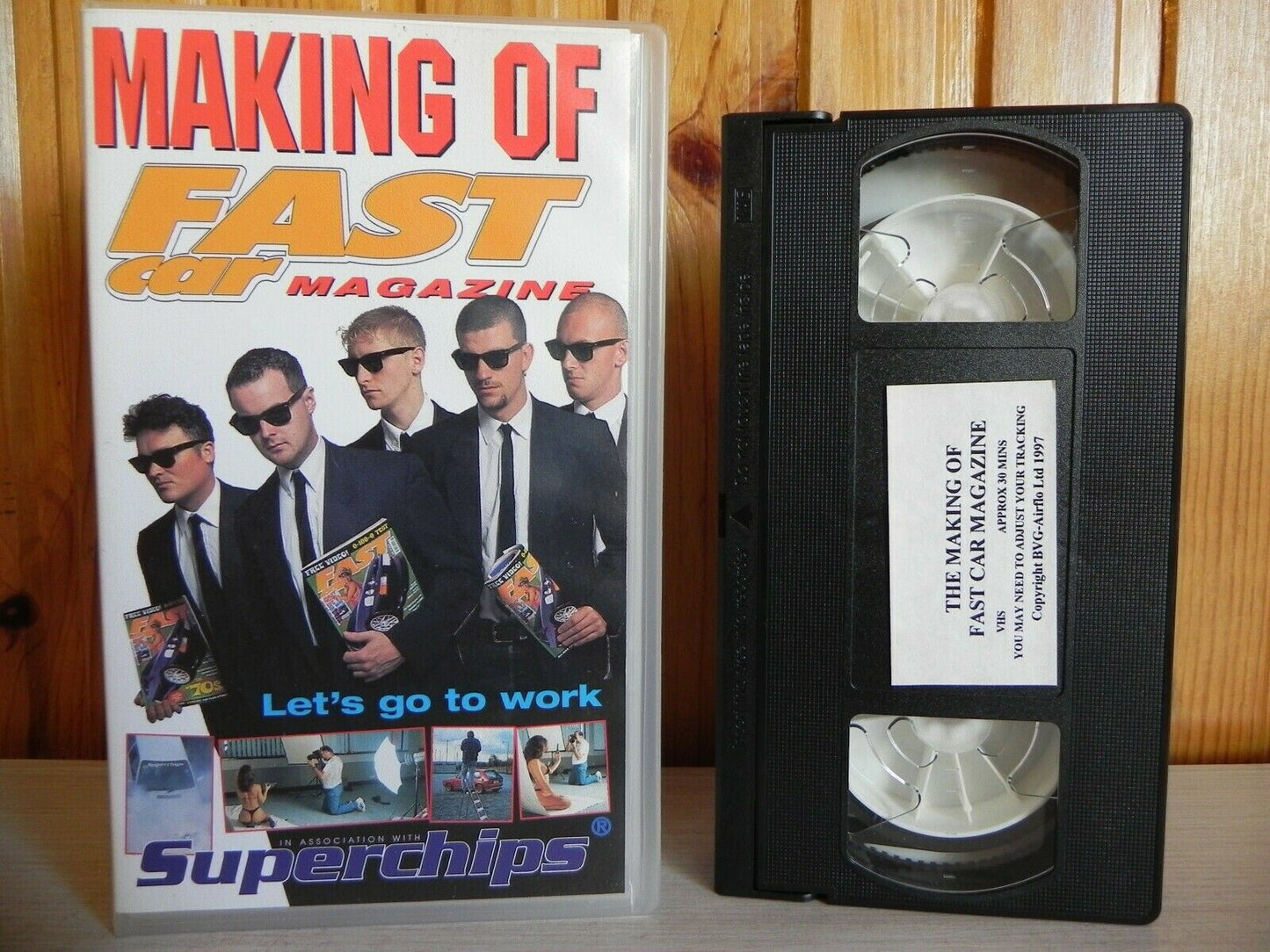 Making Of - Fast Car - Magazine - Let's Go To Work - Behind The Scenes - Pal VHS-