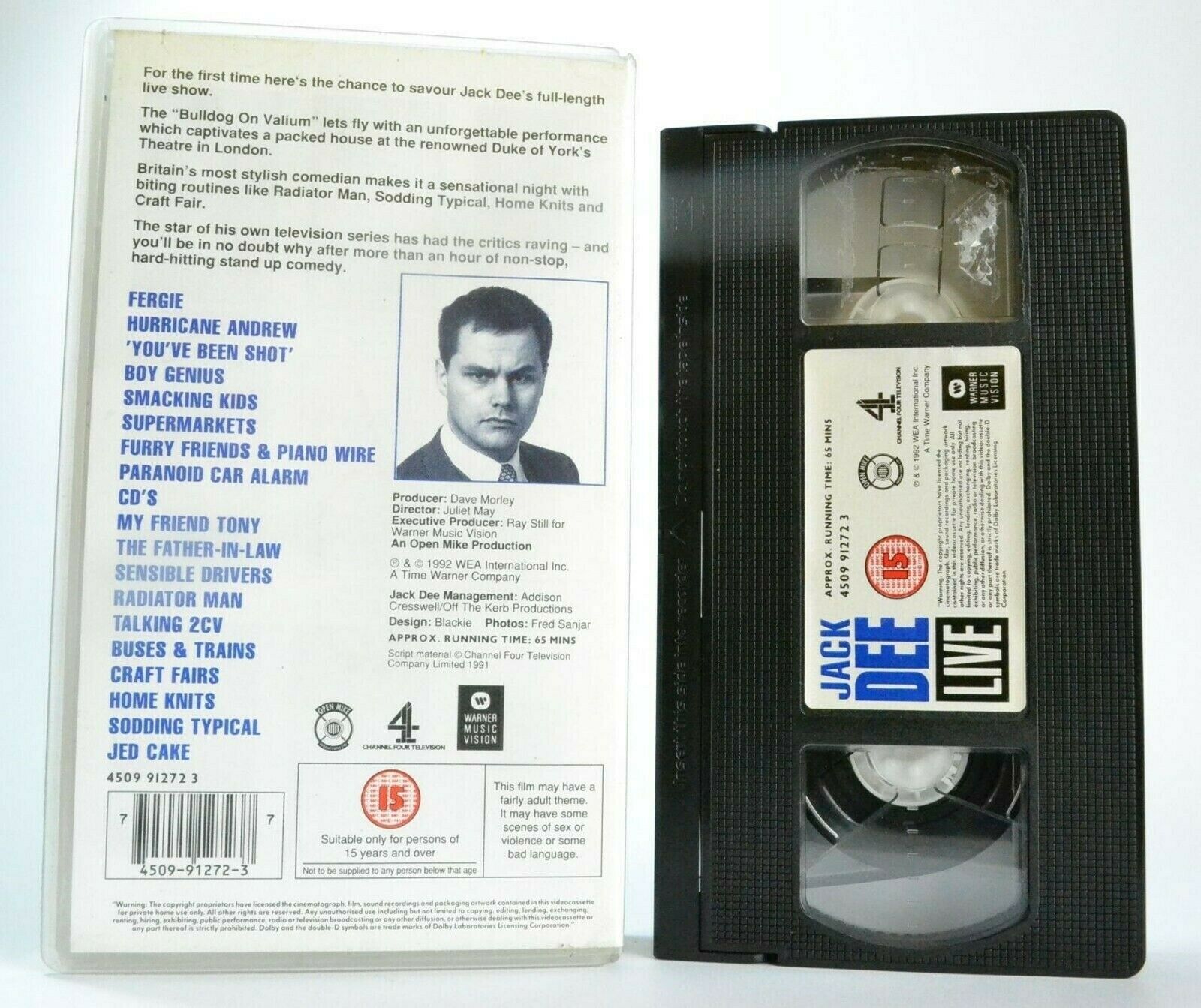Jack Dee: Live At Duke Of York's Theatre -'Fergie' - Stand-Up - Comedy - VHS-