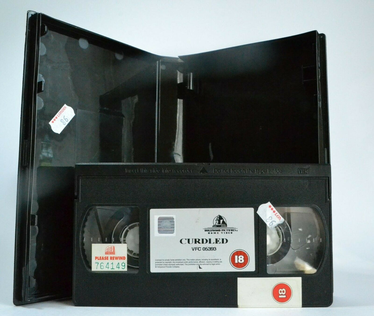 Tarantino Presents: Curdled - W.Baldwin/A.Jones - Black Comedy (1996) - Pal VHS-