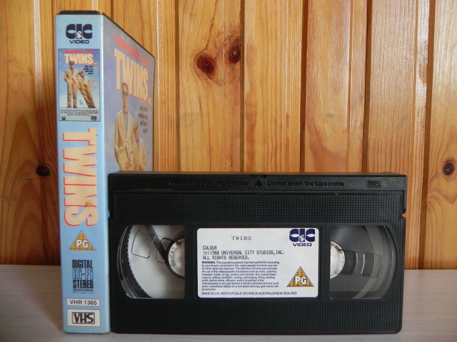 Twins - CIC Video - Comedy - Arnold Schwarzenegger - Danny DeVito - Pal VHS-