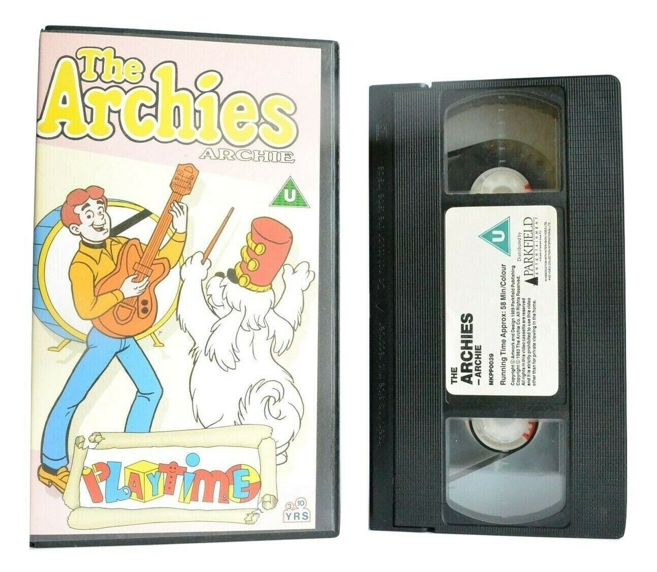 The Archies Archie: Playtime - Riverdale High - Animated - Children's - Pal VHS-