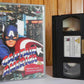 Captain America - 20 20 Vision - Action - Ex-Rental - Matt Salinger - Pal VHS-