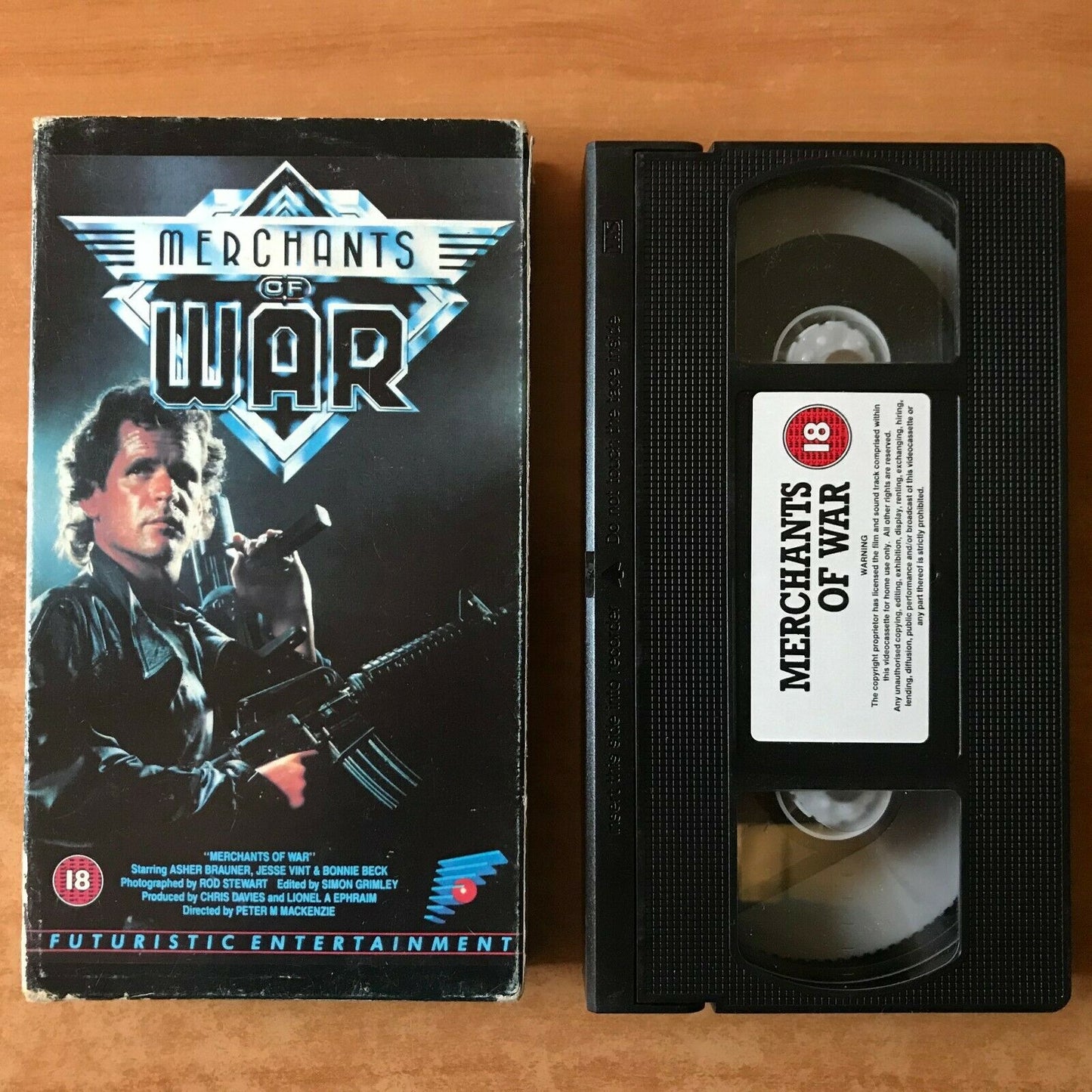 Merchants Of War [Futuristic Entertainment] Carton - Action; Asher Brauner - VHS-