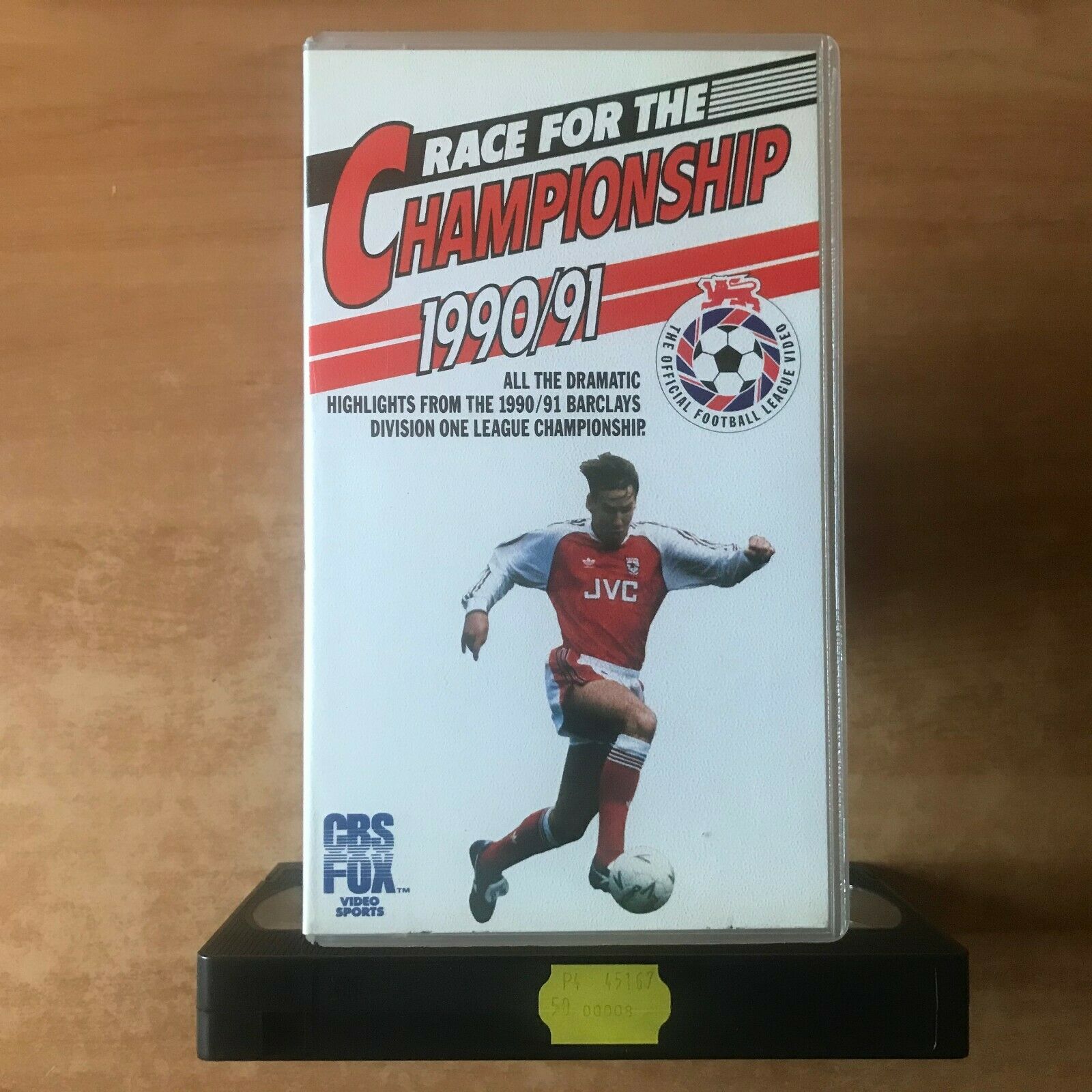Race For The Championship 1990/91 [Barclays Division 1 League] Sports - Pal VHS-