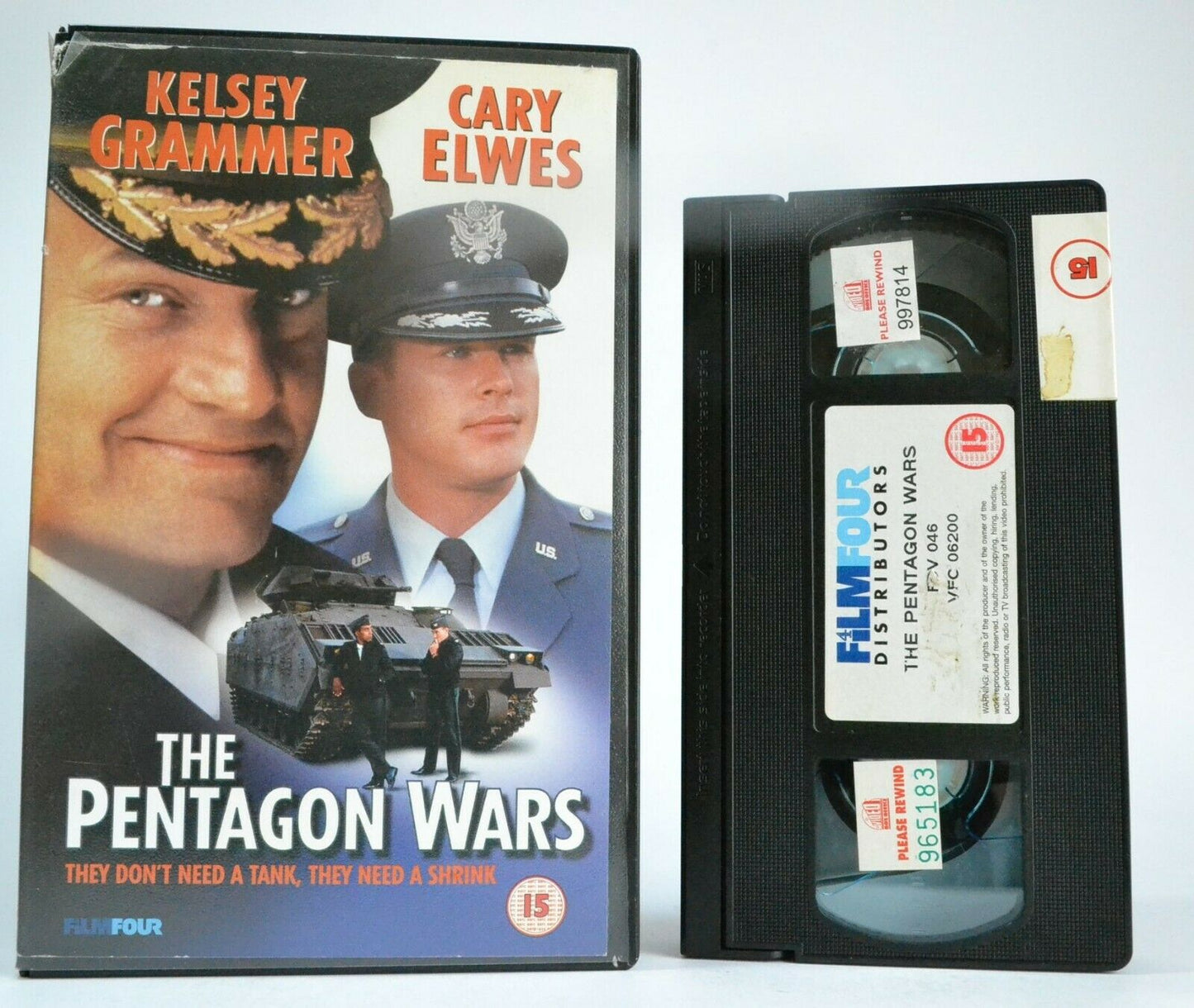 The Pentagon Wars: Based On J.G. Burton Book - Comedy (1998) - Large Box - VHS-