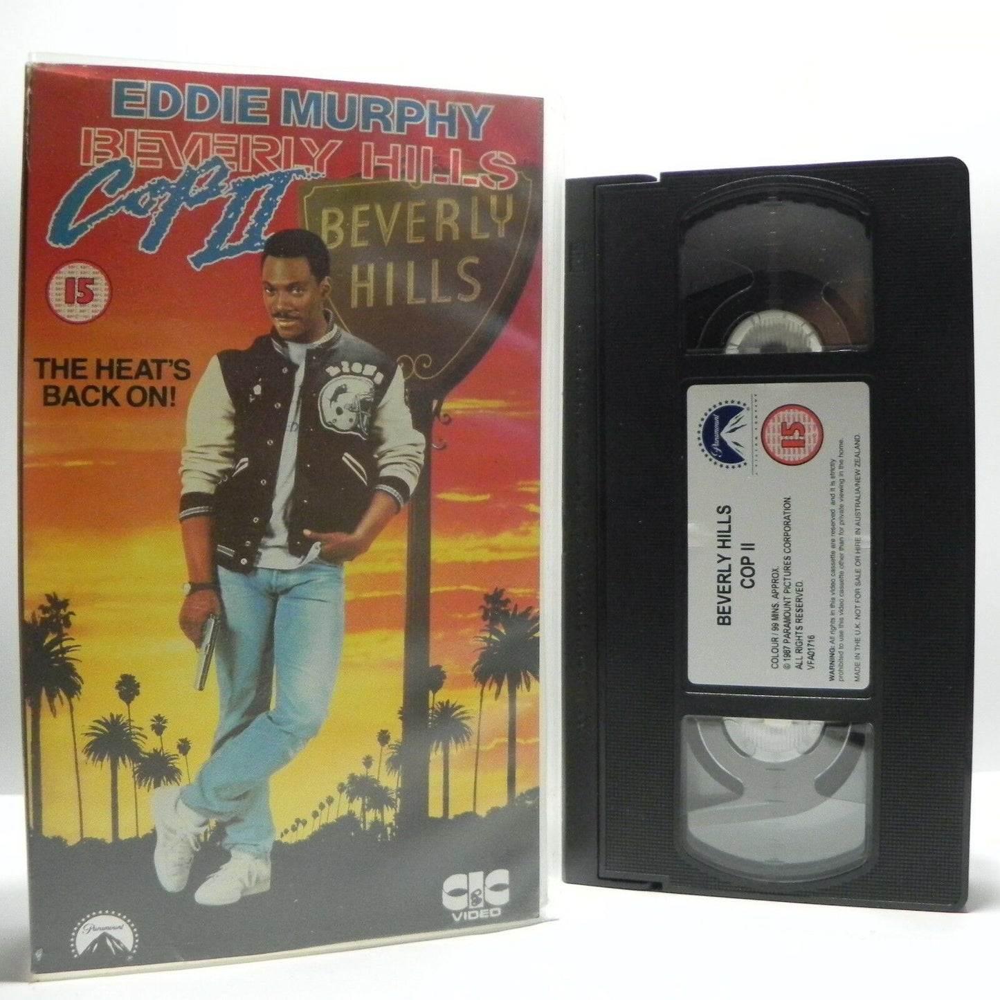 Beverly Hills Cop 2 - Paramount - Comedy - Classic Action - Eddie Murphy - VHS-