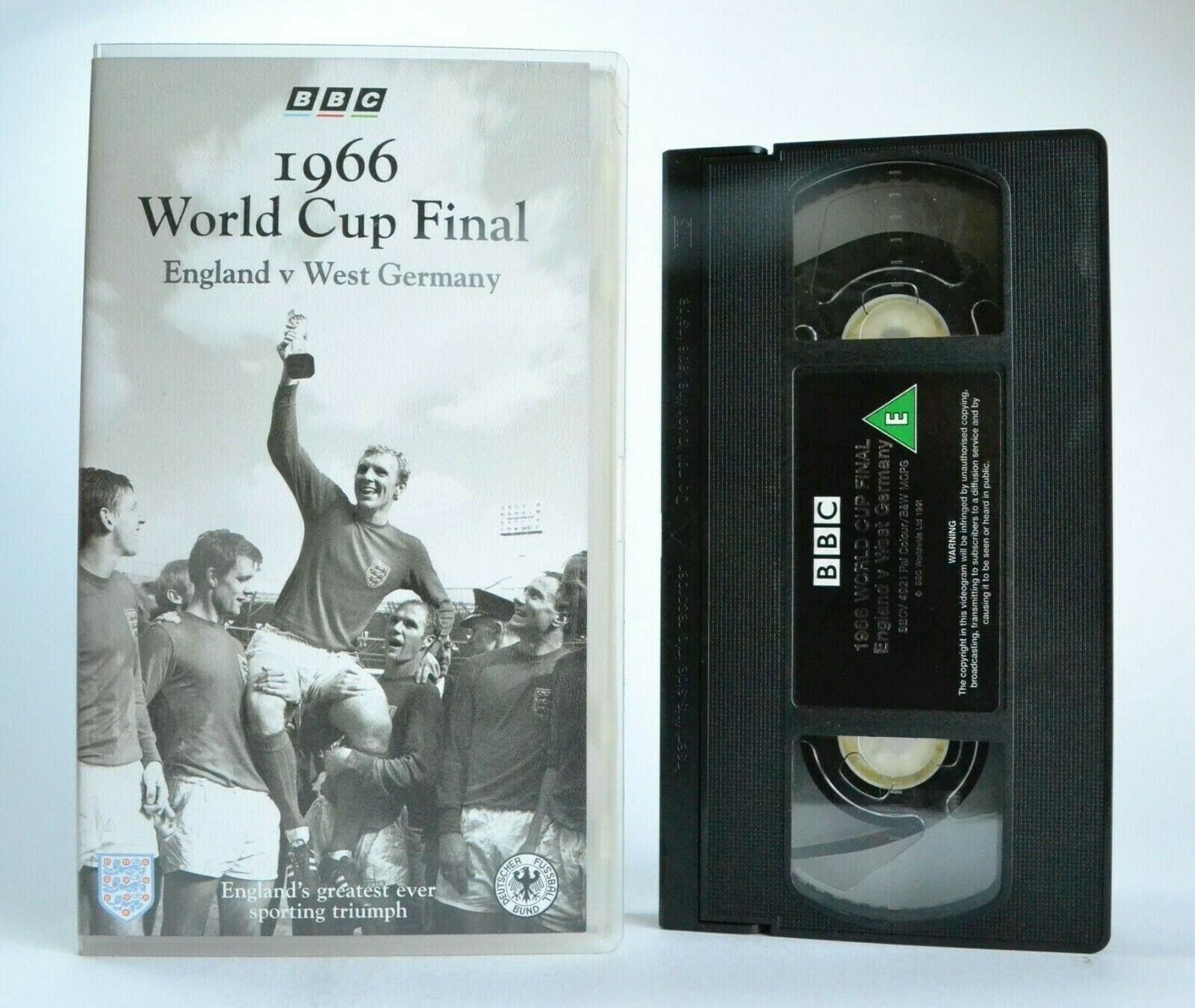 World Cup Final 1966: England Vs West Germany - Full Match - Football - Pal VHS-