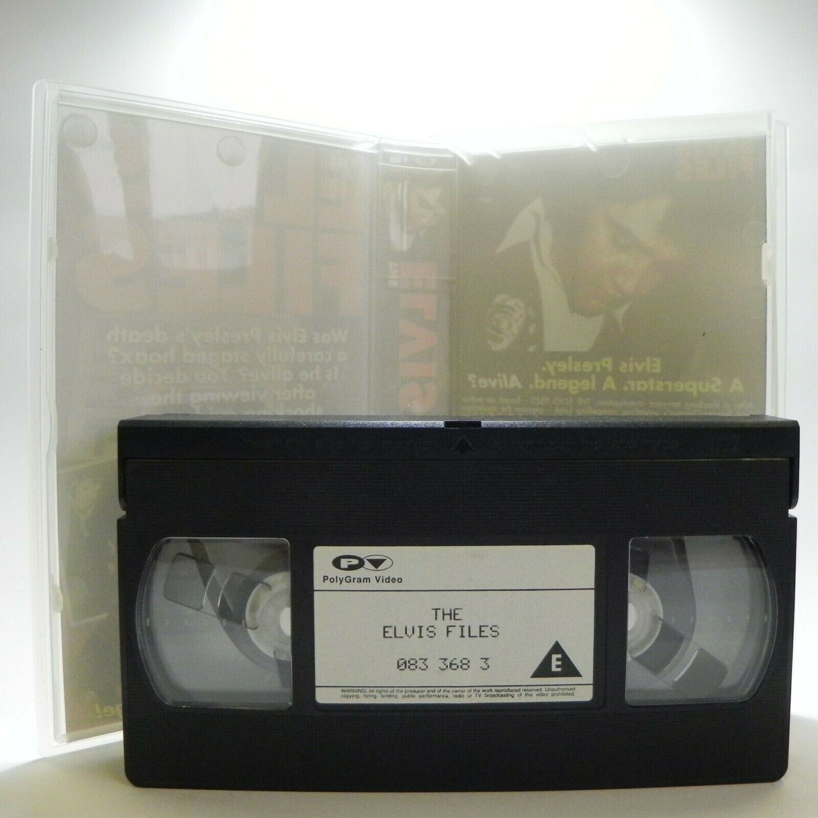 The Elvis Files - Documentary - Superstar - Legend - Elvis Presley - Pal VHS-