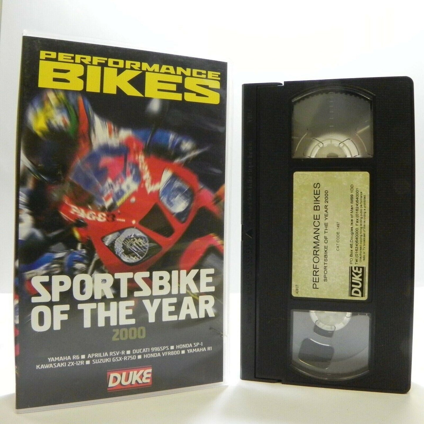 Performance Bikes: Sportsbike Of The Year 2000 - Yamaha R6 - Honda VFR800 - VHS-