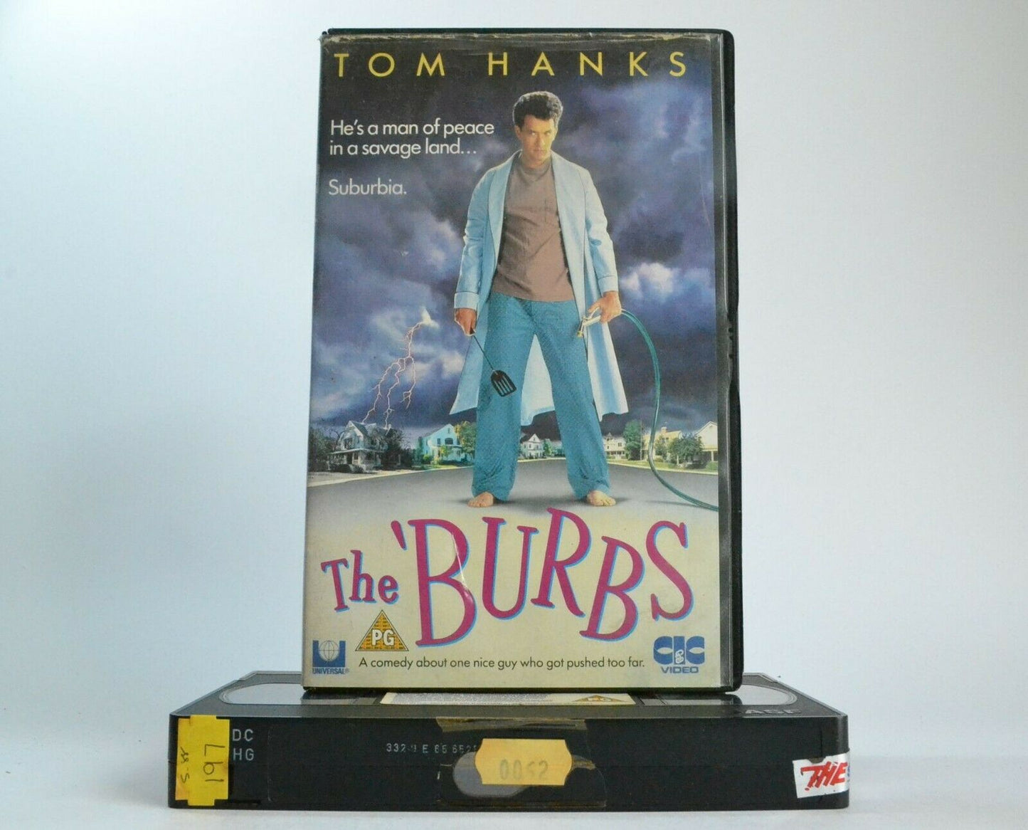 The 'Burbs: (1989) CIC Video - Suburban Action - Tom Hanks / Carrie Fisher - VHS-