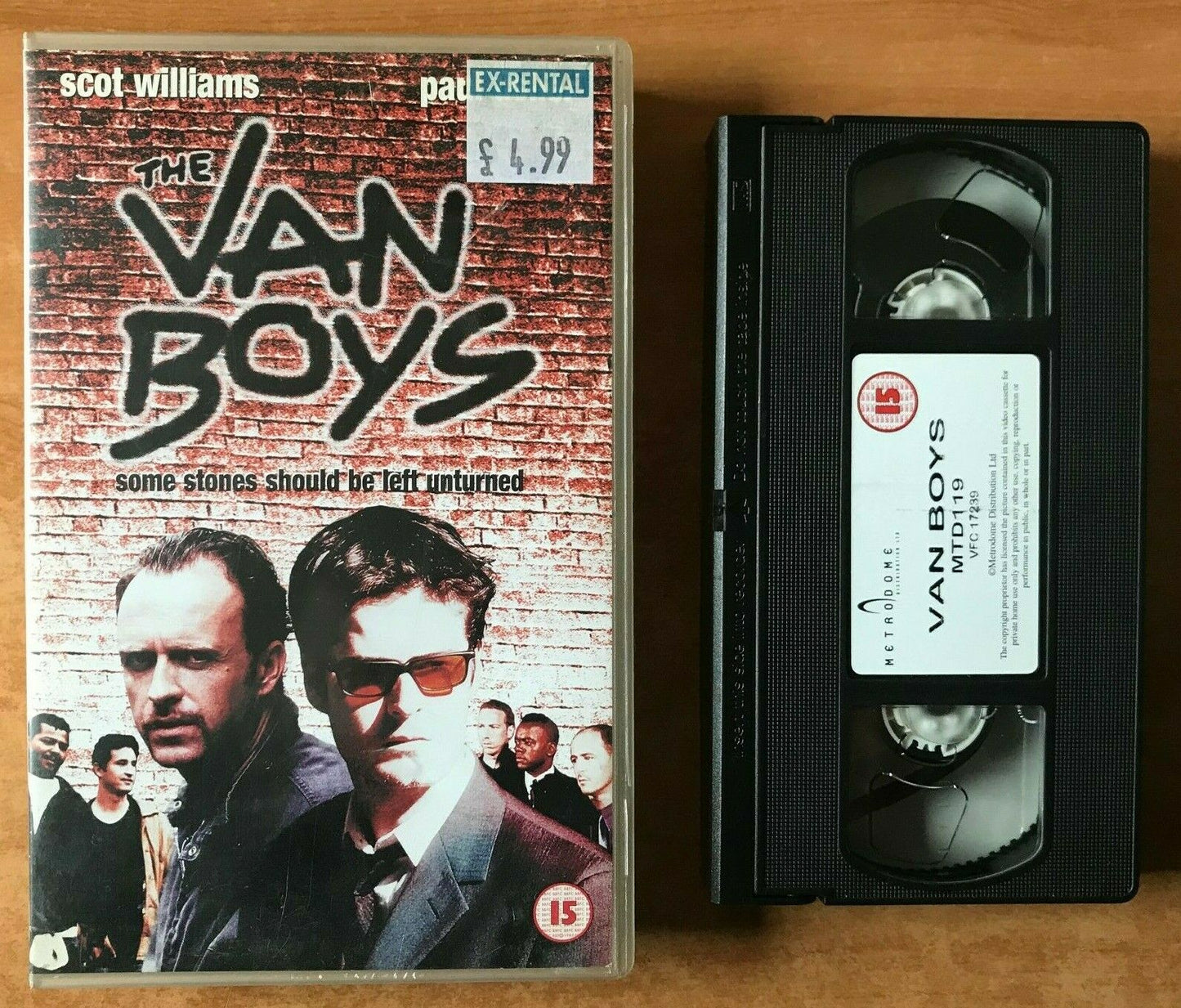 The Van Boys (2000) - Crime Drama ]Large Box] Scot Williams / Paul Usher - VHS-
