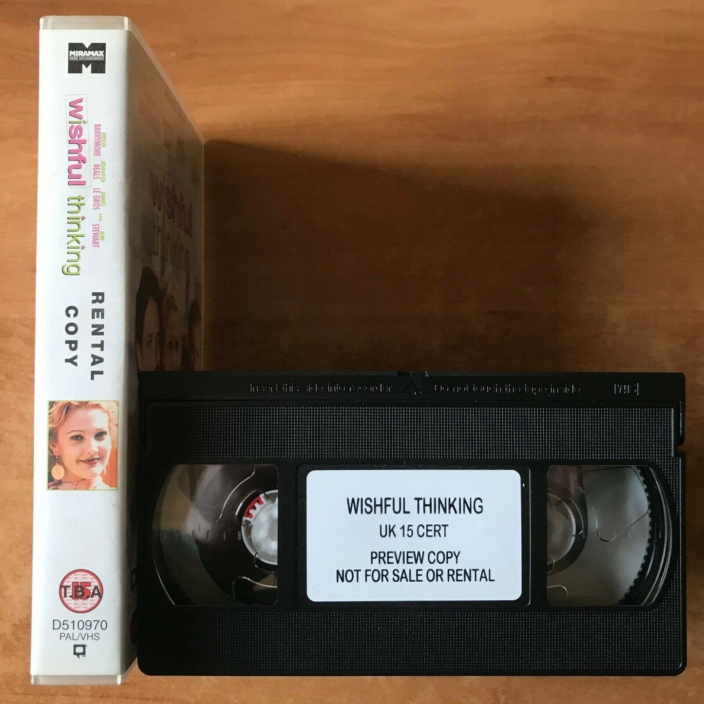 Wishful Thinking: Romantic Comedy; Sample Tape [Big Box] Drew Barrymore - VHS-