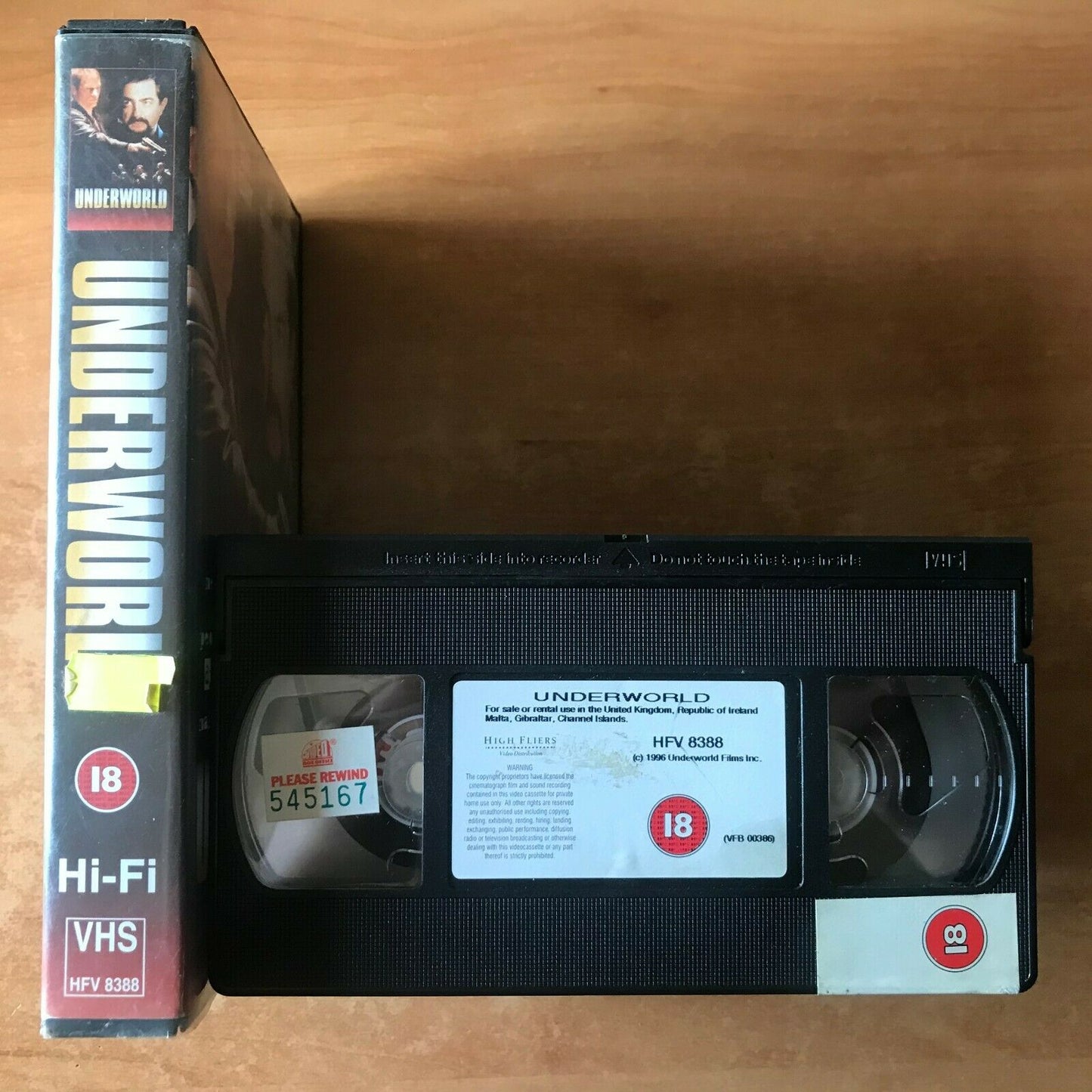 Underworld (1996): Thriller; [Big Box] Rental - Joe Mantegna / Tracy Lords - VHS-