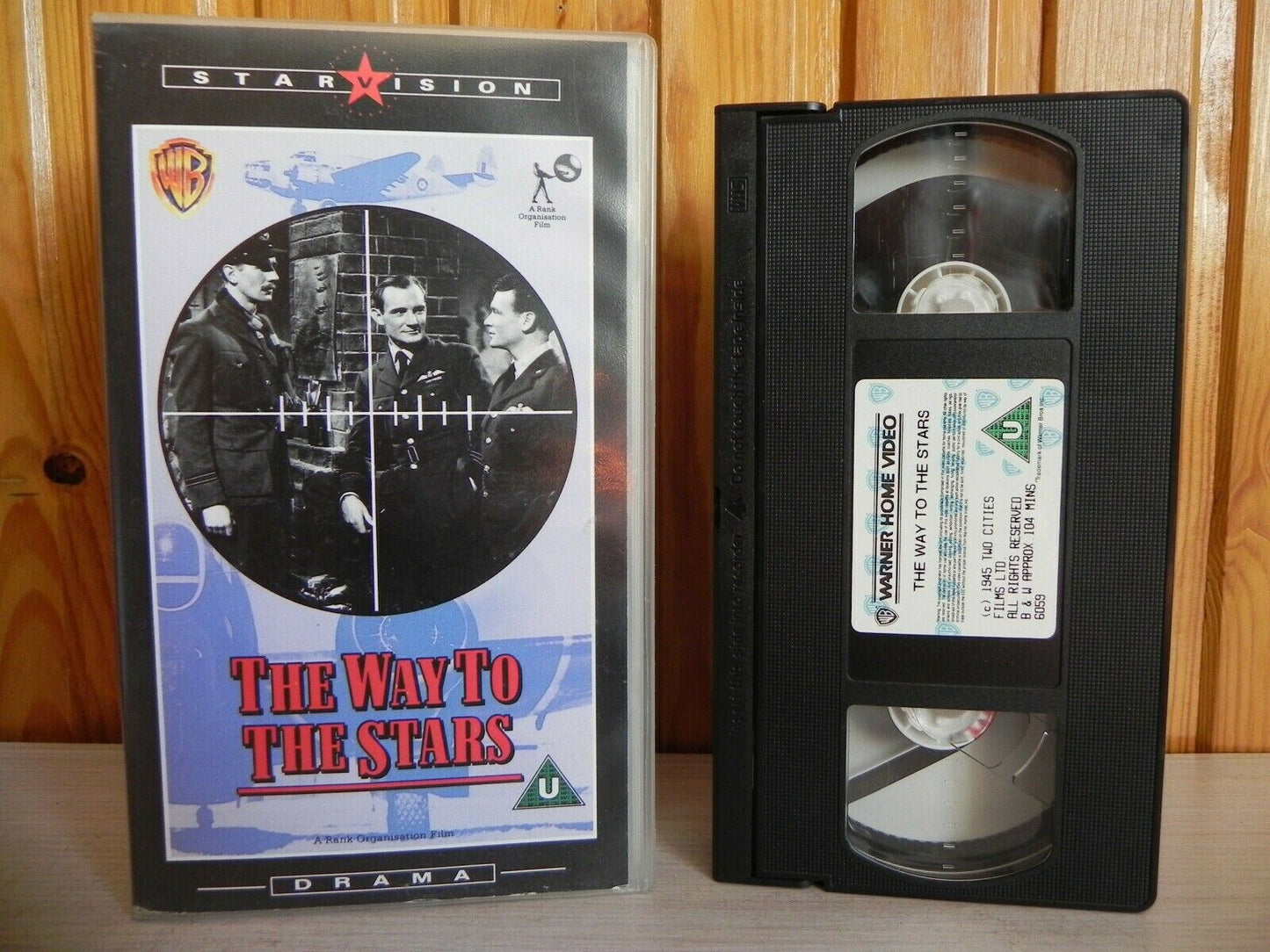 The Way To The Stars - Warner Home Video - Drama - American Air Forces - Pal VHS-