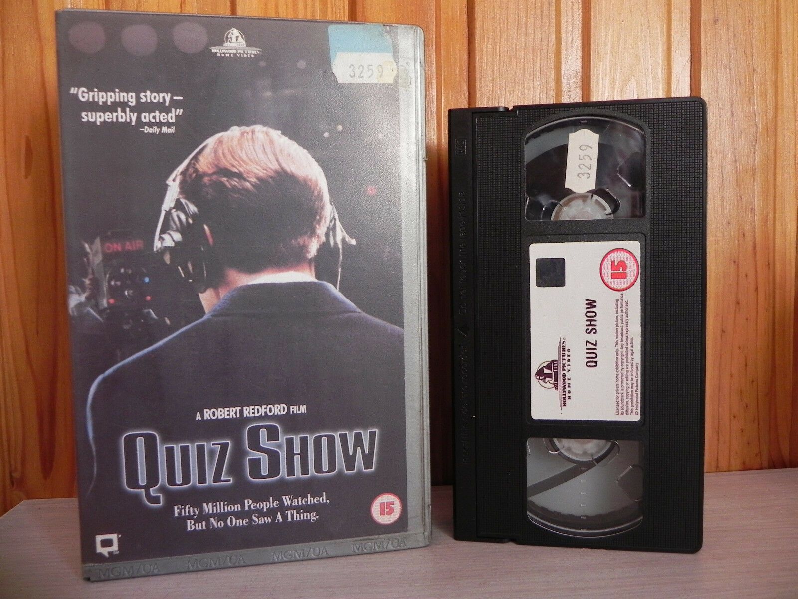 Quiz Show - Ralph Fiennes - Big-Box - Robert Redford Film - Drama - 1995 - VHS-
