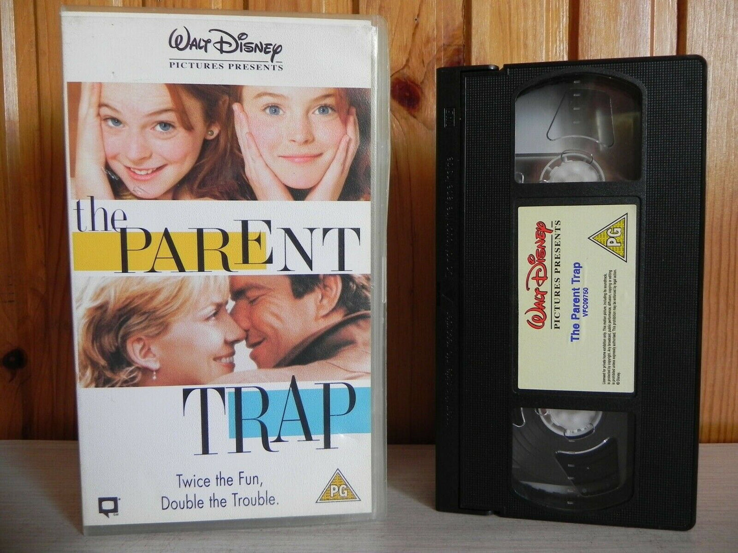 The Parent Trap - Walt Disney - Family - Dennis Quaid - Natasha Richard - VHS-