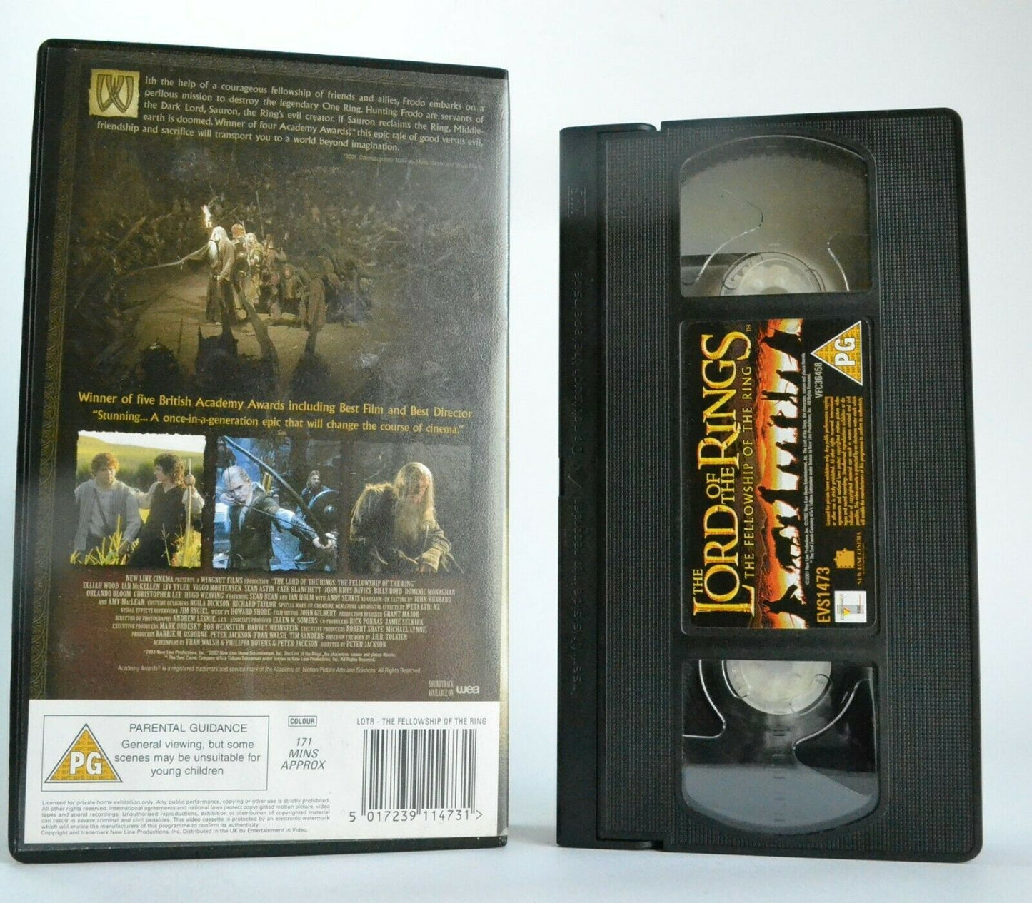 The Lord Of The Rings: The Fellowship Of The Ring; Peter Jackson - Fantasy - VHS-