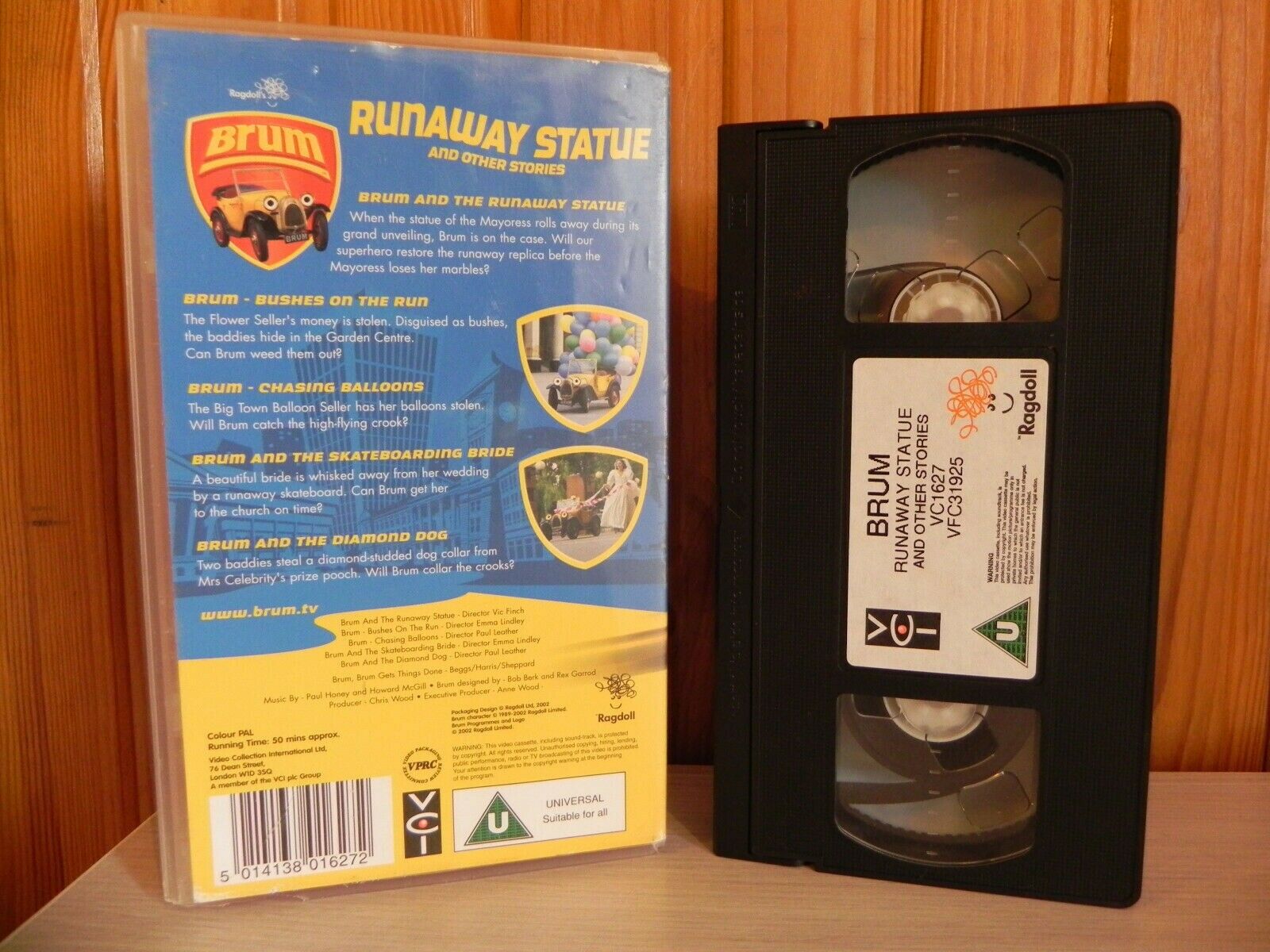 Brum: Runaway Statue - Animated - Fun Adventures - Children's - Pal VHS-