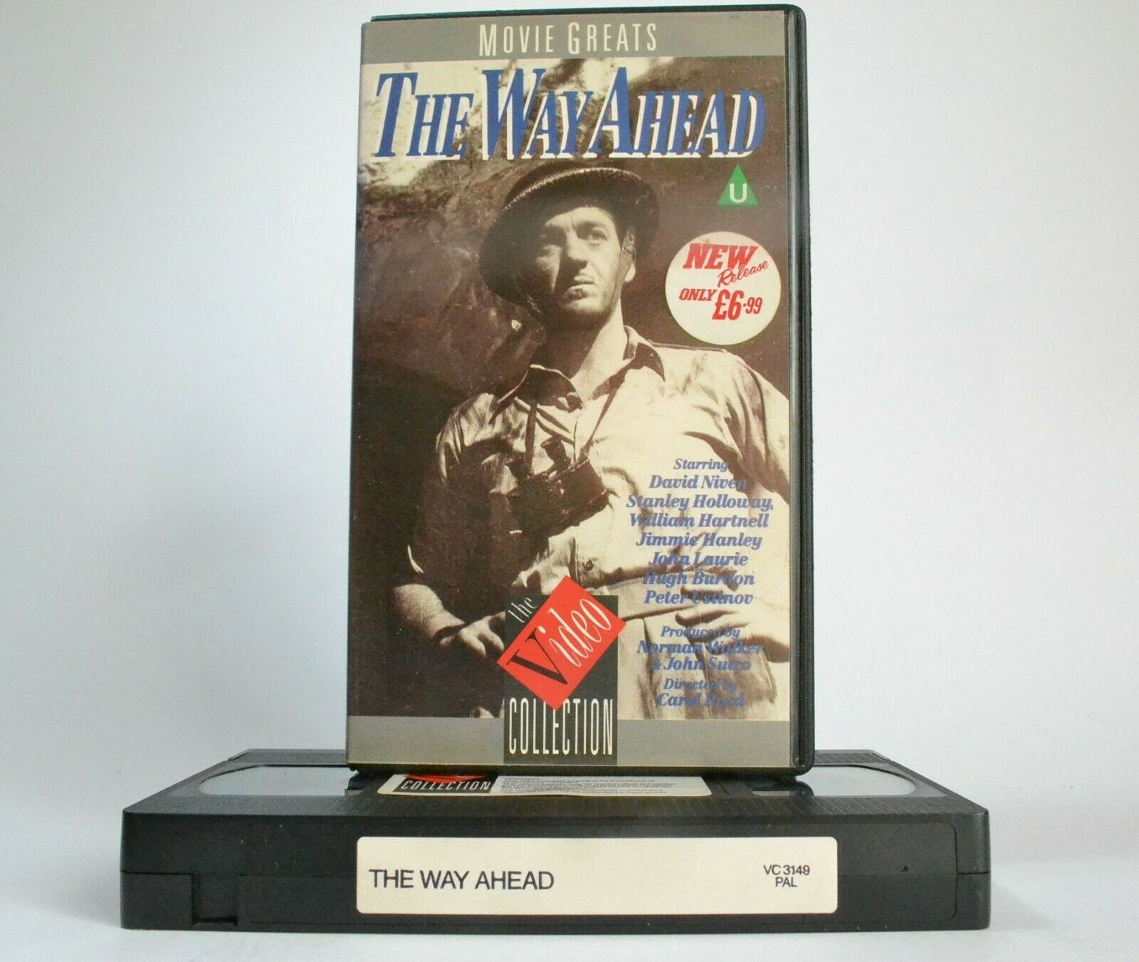 The Way Ahead (1944): War Drama [Movie Greats] David Niven / John Laurie - VHS-