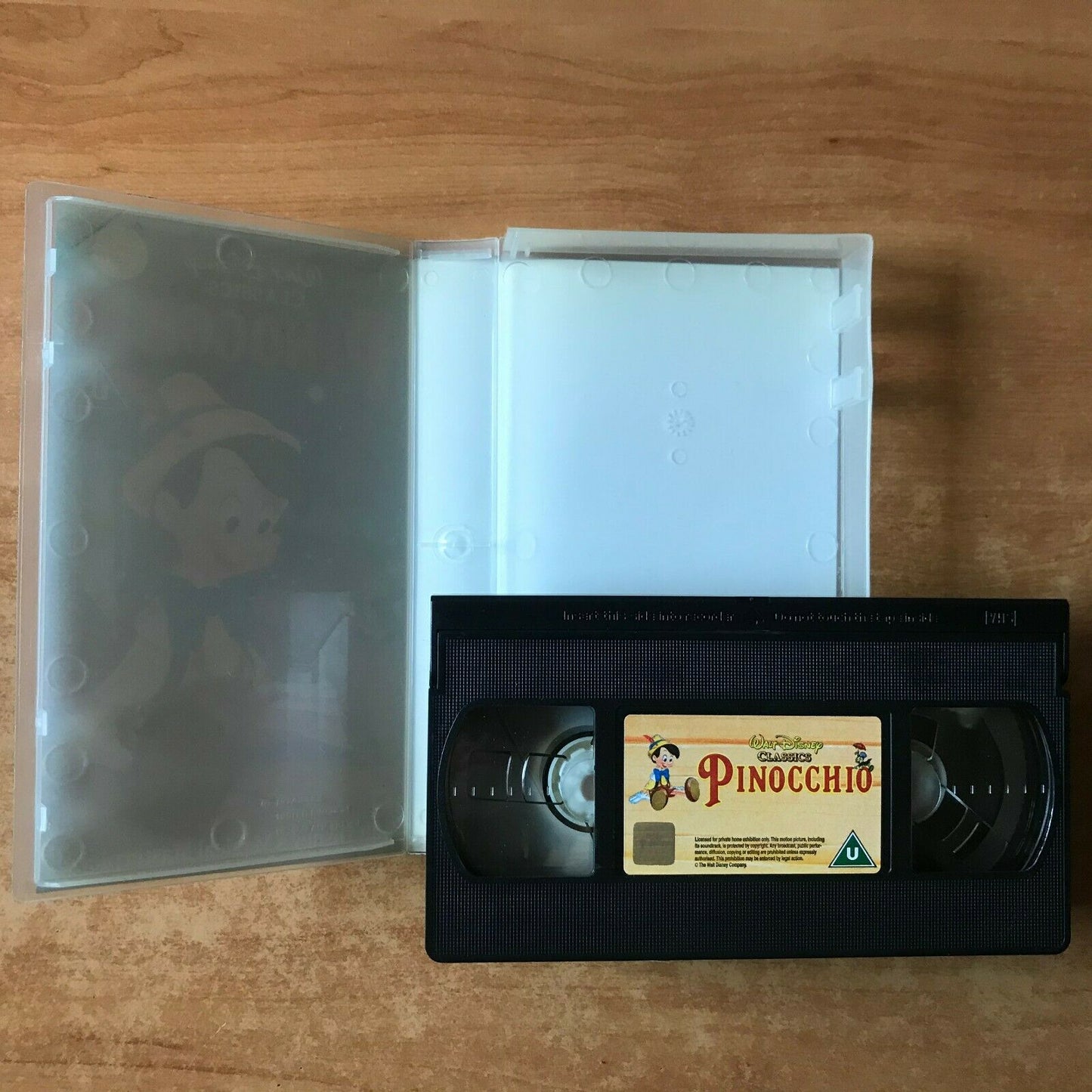 Pinocchio (1940); [Sample Tape] Carlo Collodi - Animated - Children's - Pal VHS-