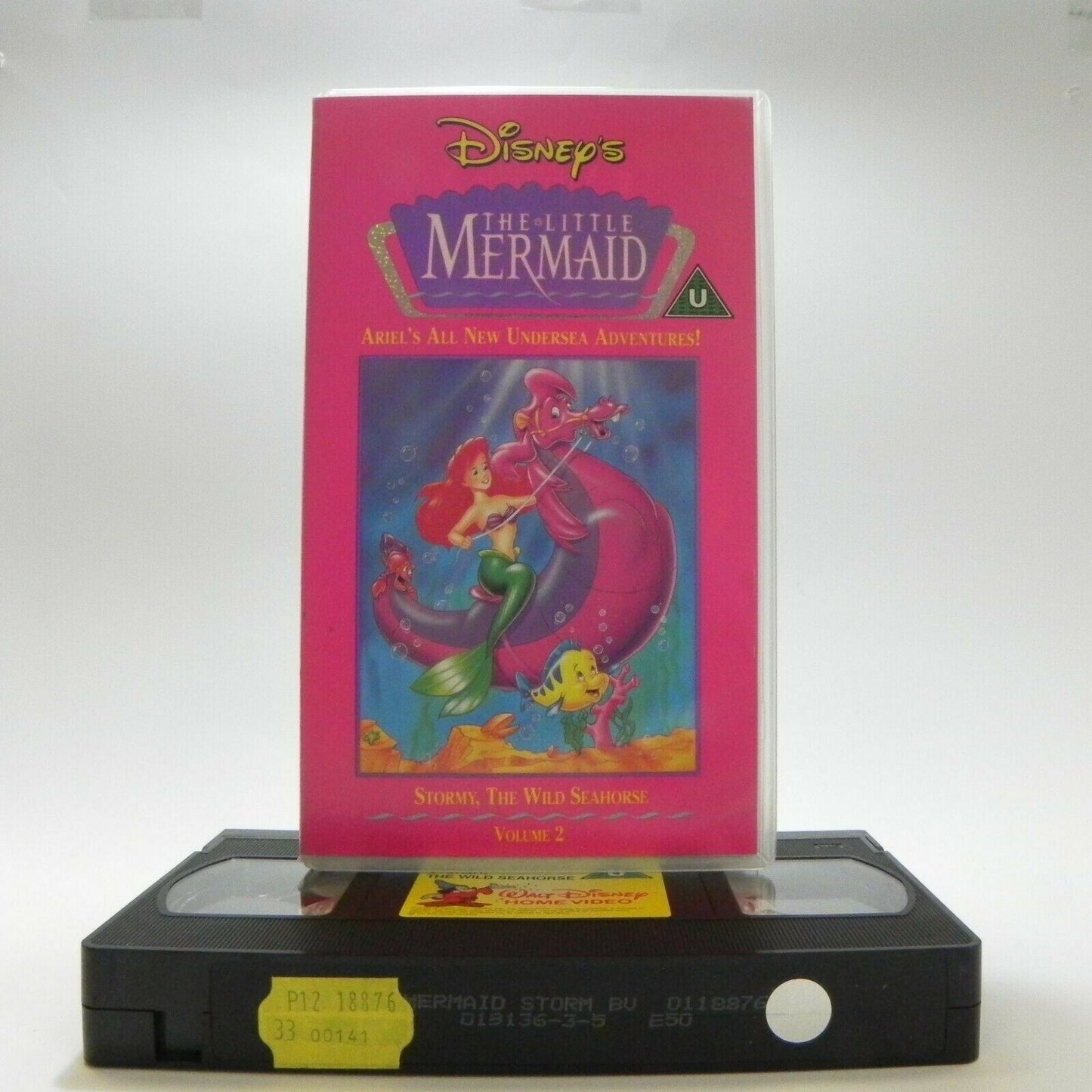 The Little Mermaid: Stormy, The Wild Seahorse - Vol. 2 - Animated - Kids - VHS-