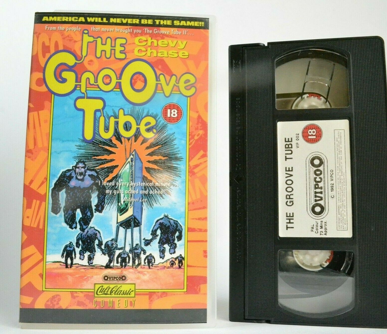 The Groove Tube: T.V. Show - New York City - Surrealism - Chevy Chase - Pal VHS-
