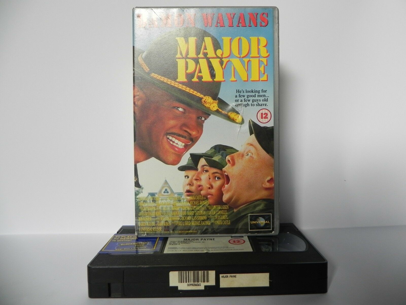 Major Payne - Large Box - Universal - Comedy - Ex-Rental - Damon Wayans - VHS-