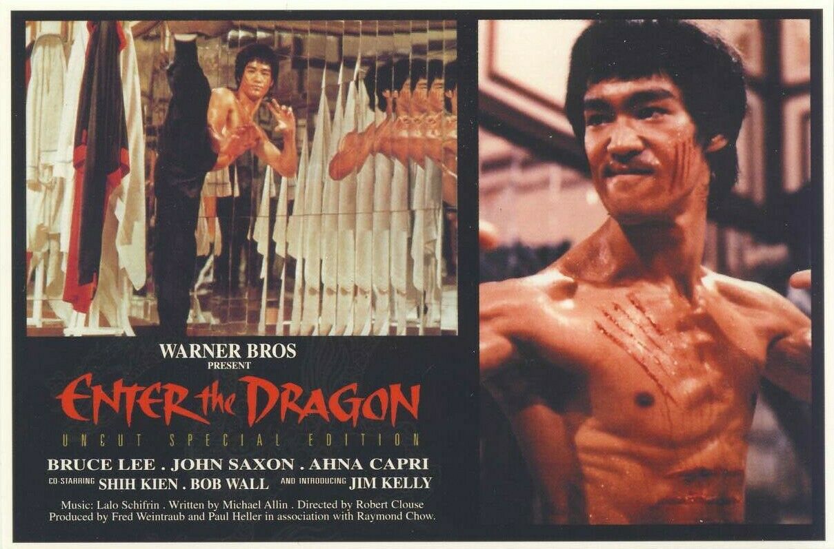 Enter The Dragon - Bruce Lee - Widescreen - Remastered Kung-Fu - Action - VHS-