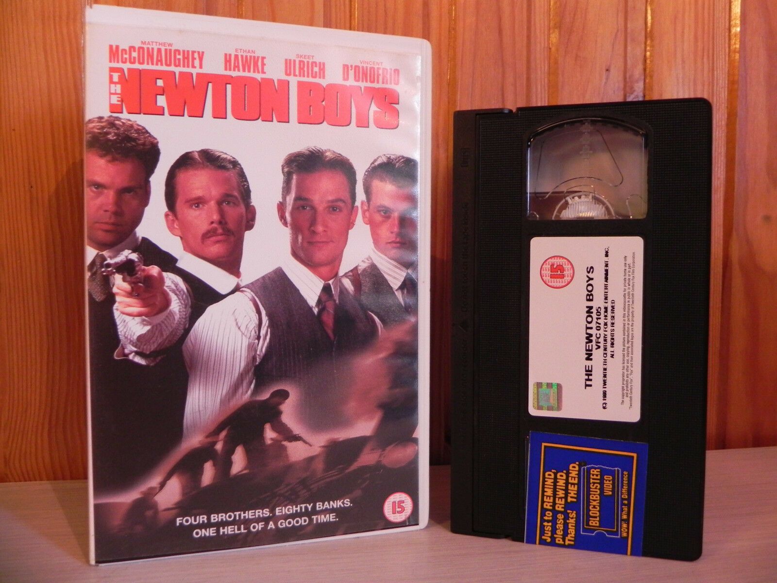 The Newton Boys - 4 Brothers 80 Banks - Fox Pathe - Big Box - Ex-Rental - VHS-