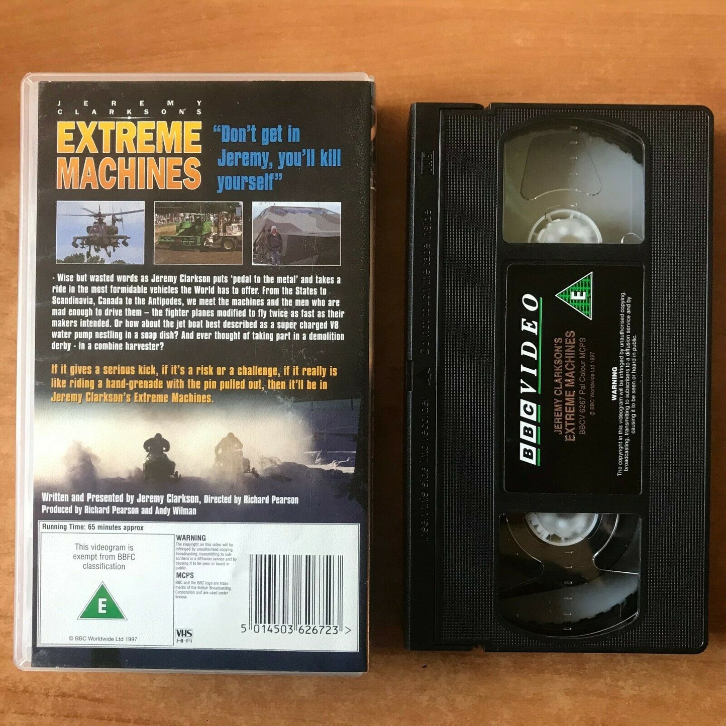Extreme Machines; [Jeremy Clarkson] BBC Series - Super Charger V8 - Pal VHS-